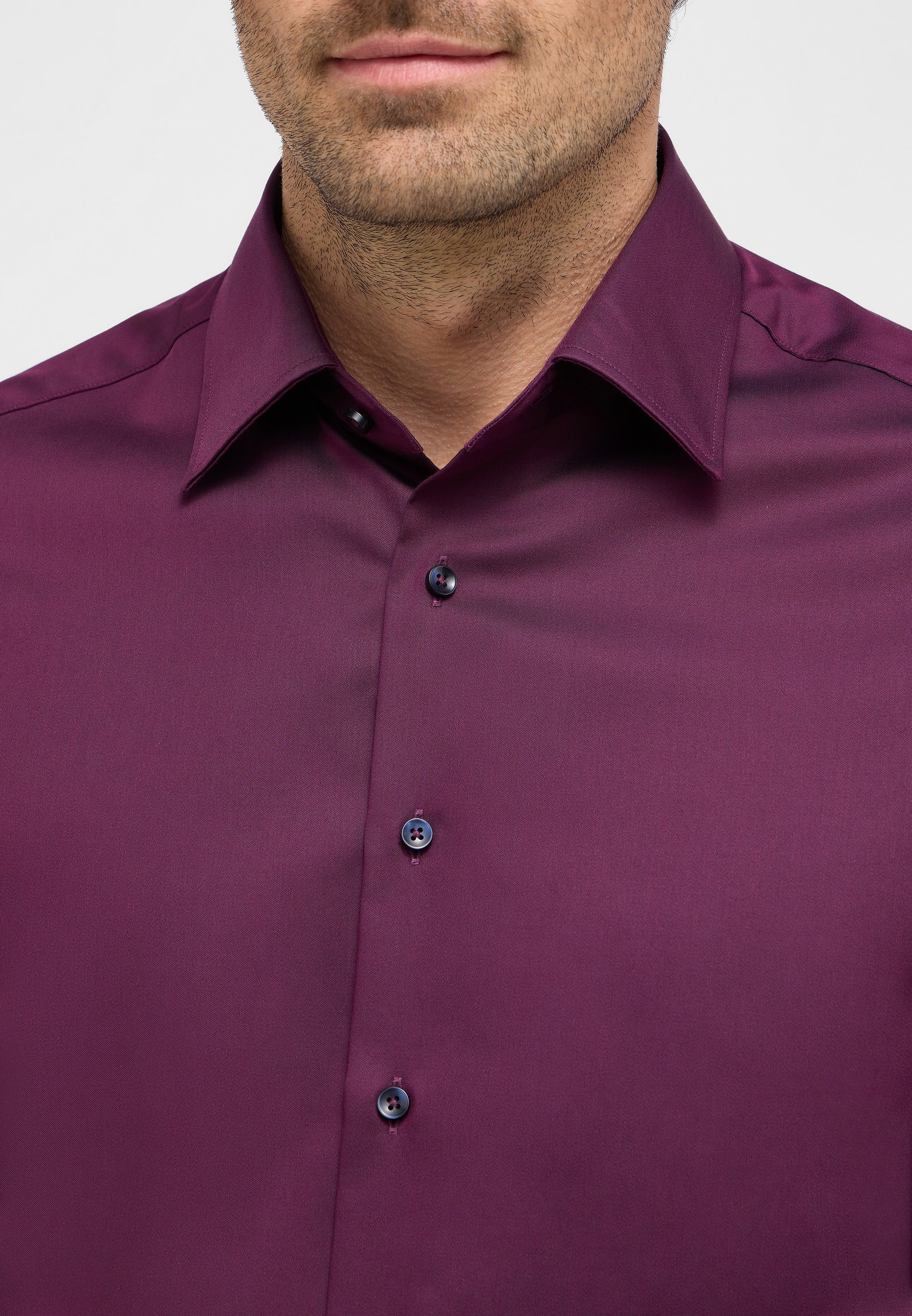 Eterna Langarmhemd »MODERN FIT«, NON IRON (bügelfrei)