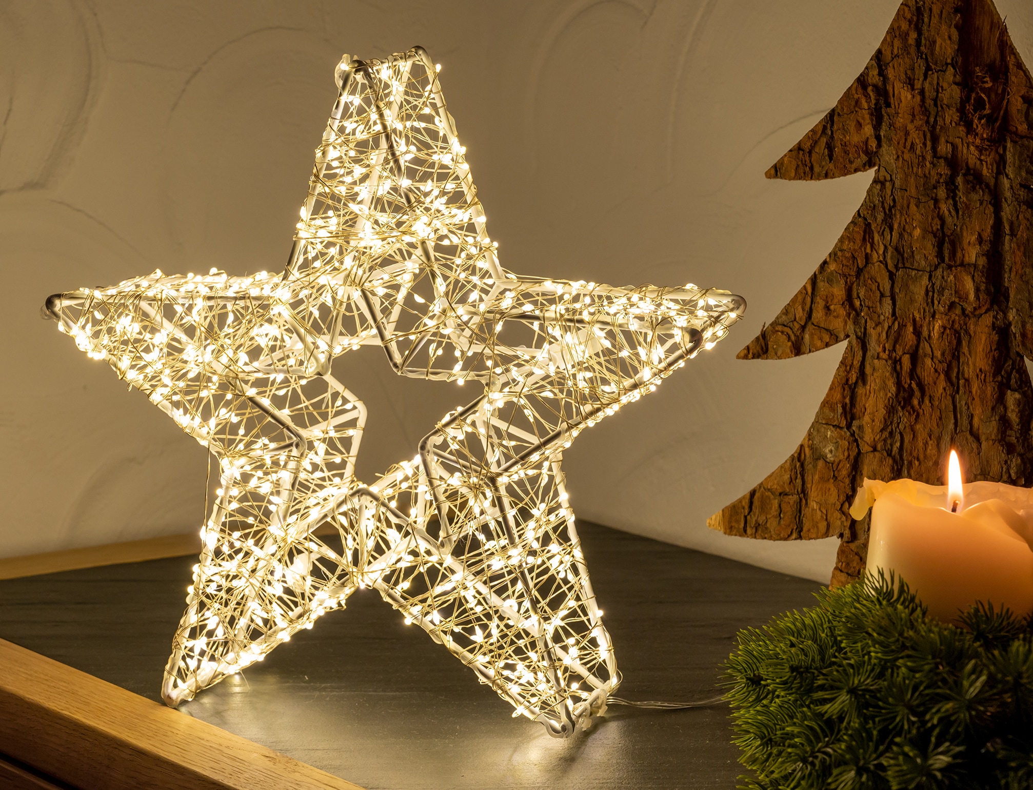 Star-Max LED Stern »Weihnachtsstern, Weihnachtsdeko aussen«, 960 flammig-flammig, stromsparende LED