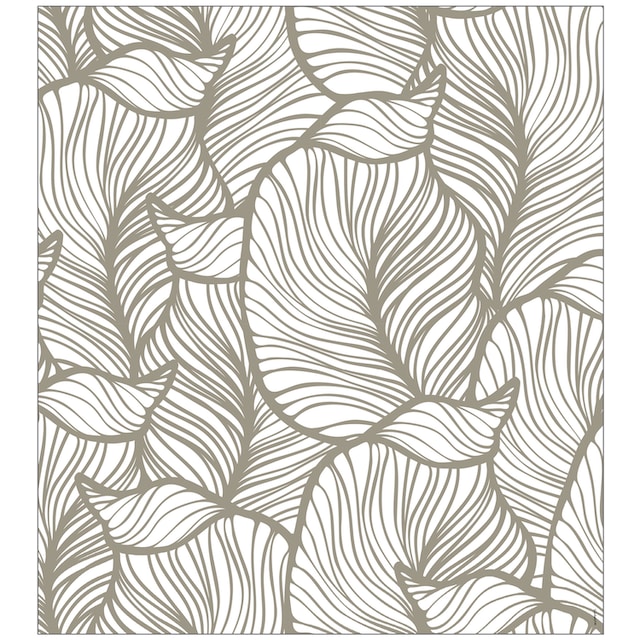 MySpotti Fensterfolie »Look Leaves beige«, halbtransparent, glattstatisch  haftend, 90 x 100 cm, statisch haftend online kaufen