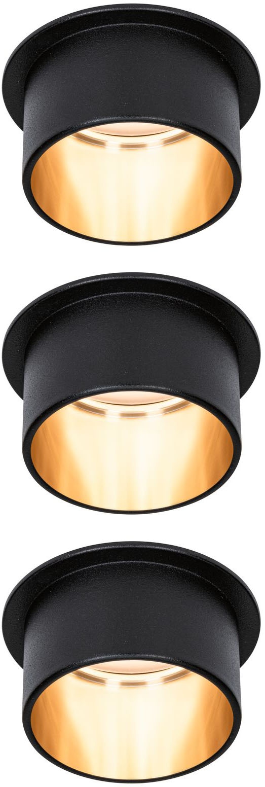 Paulmann LED Bad-Einbauleuchte »Gil«, 3er-Set, Schutzart IP44, 3-Stufen-dimmbar, Ø 6,8 cm, inkl. LED Leuchtmittel