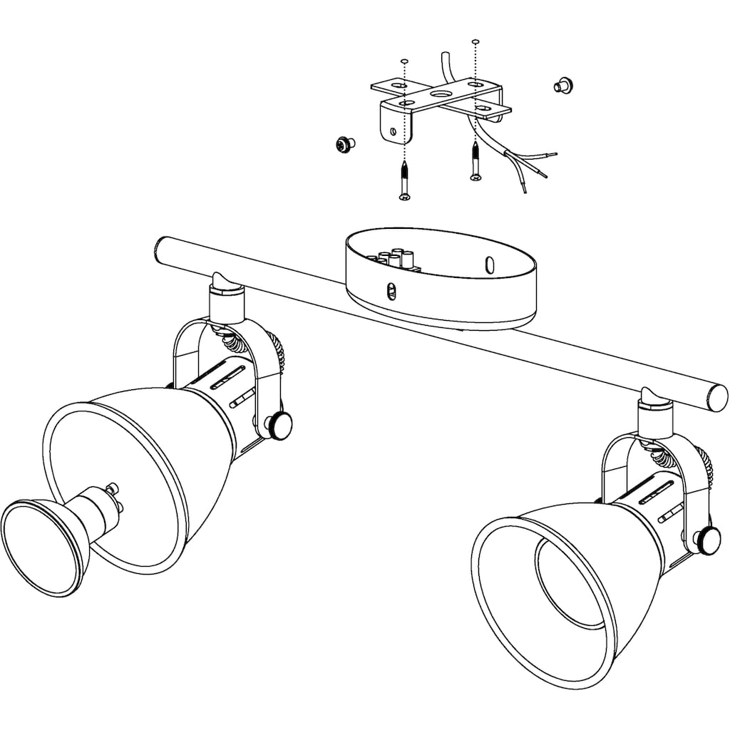 EGLO LED Deckenspots »SERAS 2«, 2 flammig-flammig