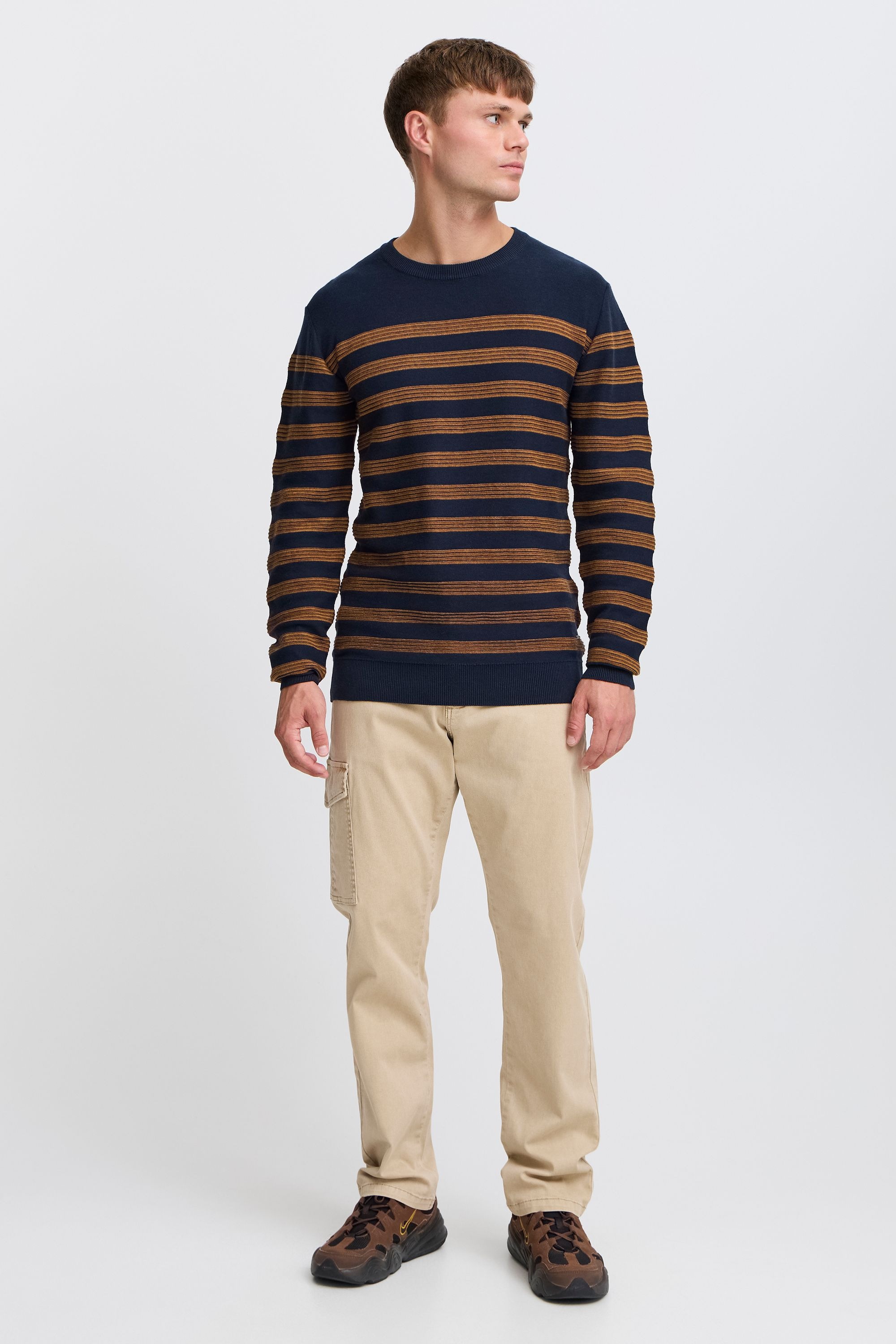 Indicode Strickfleece-Pullover »Strickpullover IDPanloop«