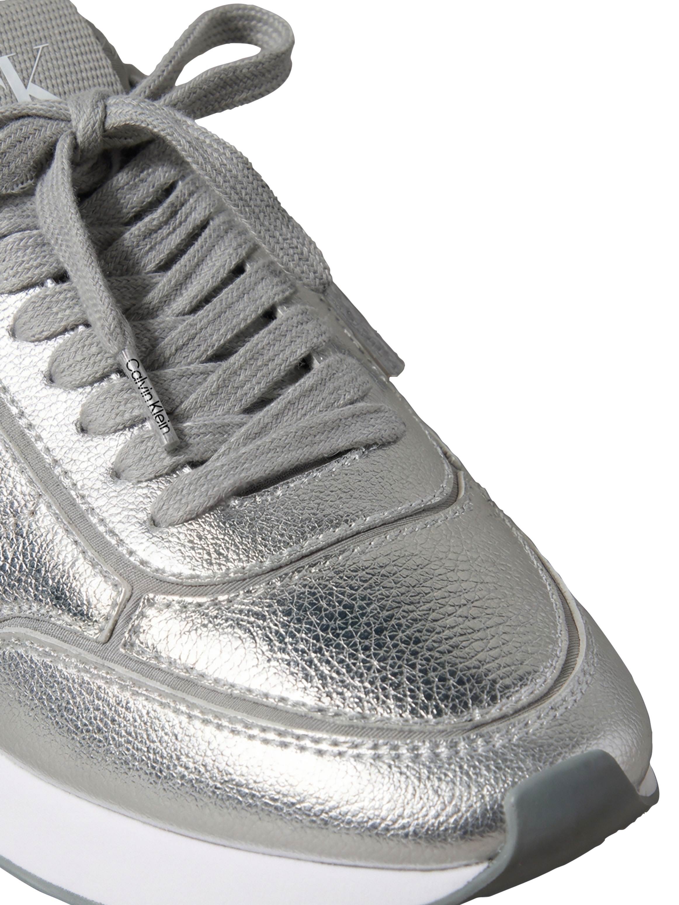 Calvin Klein Plateausneaker »RETRO RUNNER METALLIC«  Trendsneaker, Slip-on Sneaker, Halbschuh mit Anziehlasche