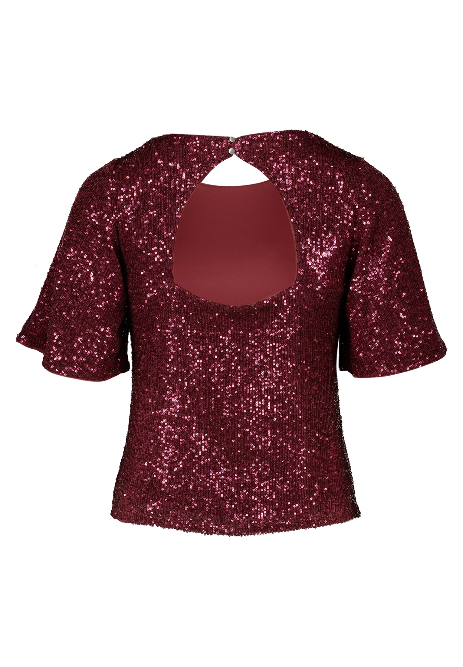 Vera Mont T-Shirt »Pailletten-Bluse mit Flügelärmeln«