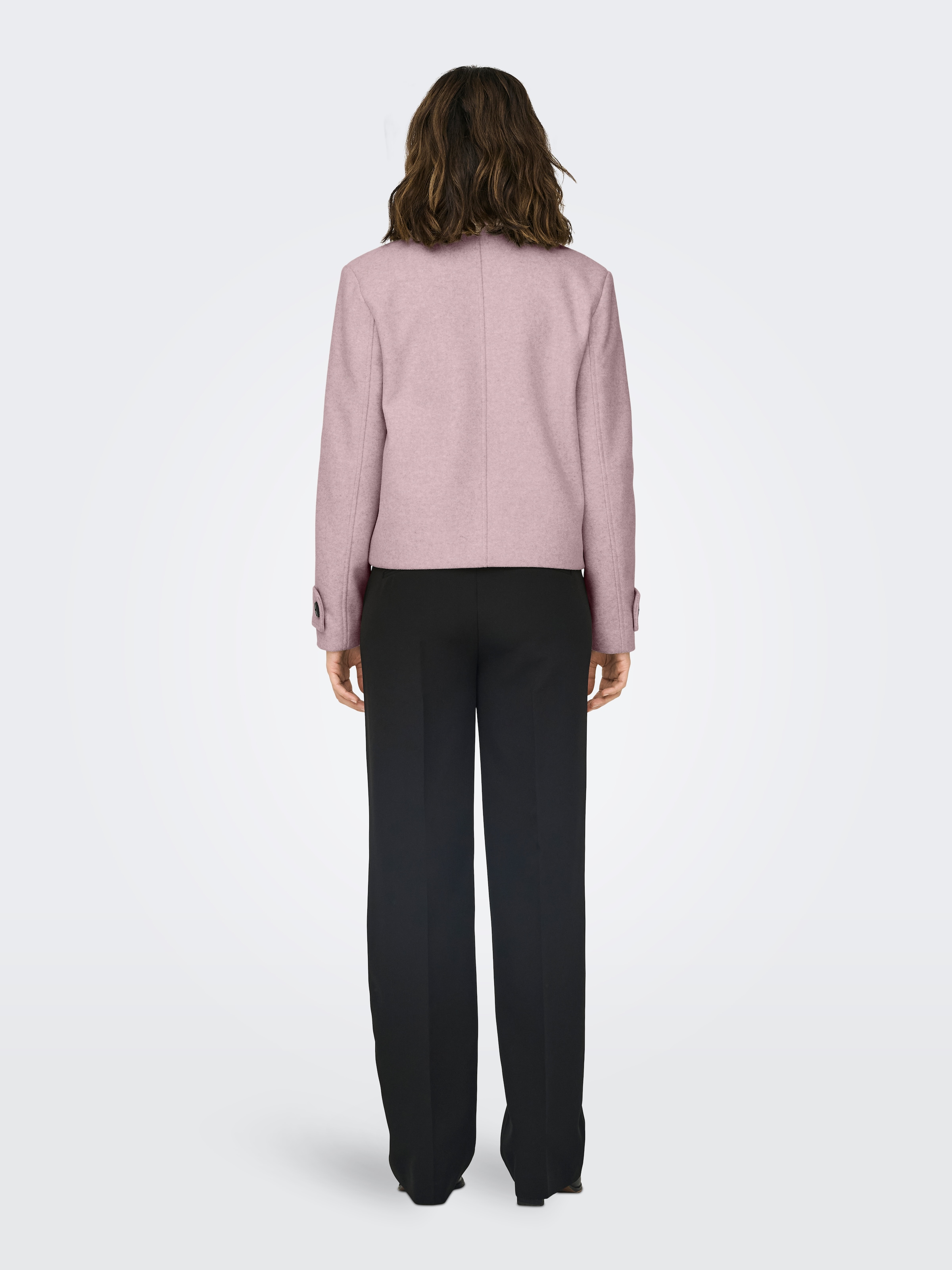 ONLY Kurzjacke »ONLFREJA LIFE SHORT DB JACKET OTW NOOS« Kunstfaser