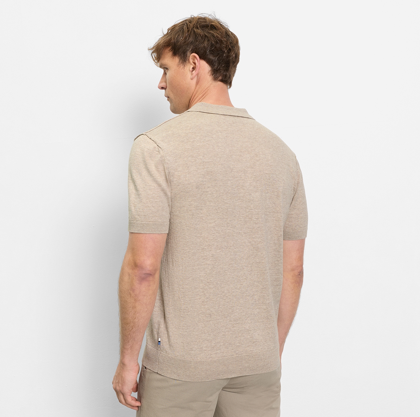 OLYMP Poloshirt »Strick Casual« mit Knopfleiste, regular fit