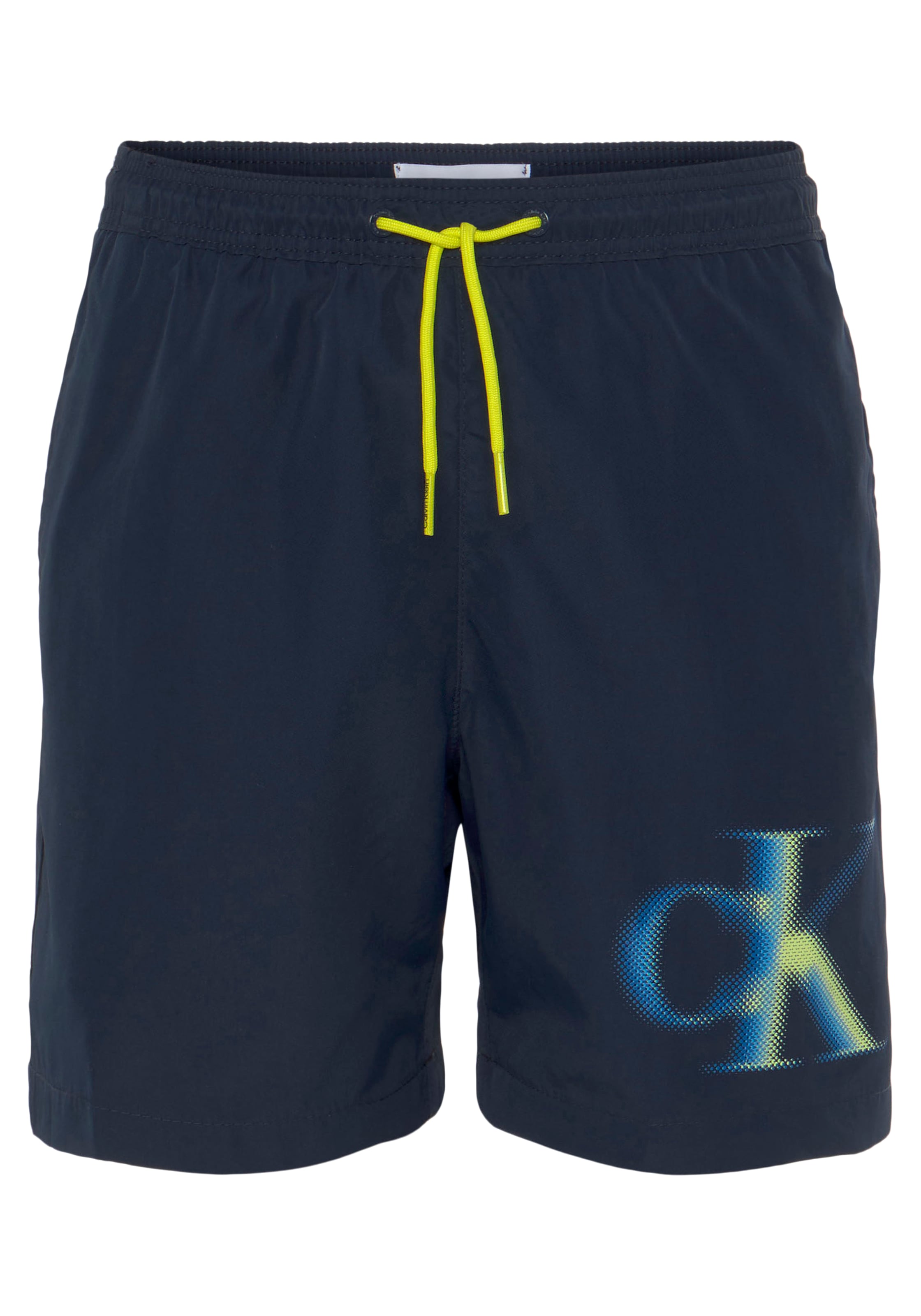 Calvin Klein Swimwear Badehose »MEDIUM DRAWSTRING-GRAPHIC«, (1 St.), mit Kordel