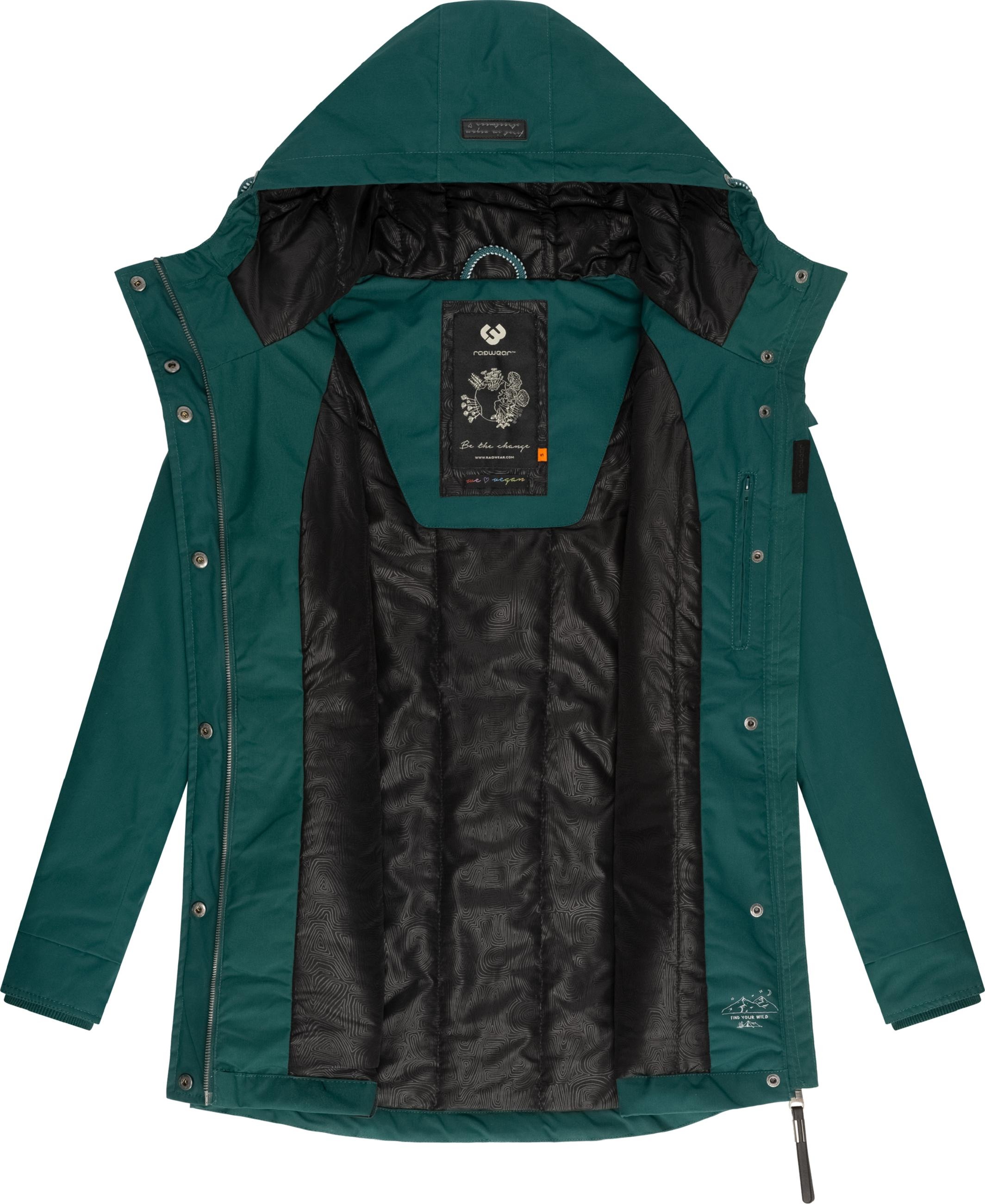 Ragwear Wintermantel »Winterjacke Monadis Black Label«
