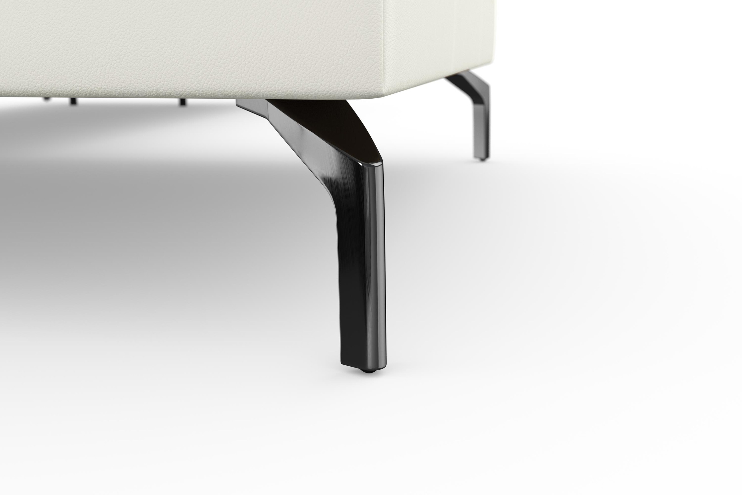 sit&more Ecksofa »Bendigo L-Form«, inklusive Sitztiefenverstellung, Bodenfreiheit 15 cm, 2 Fußfarben