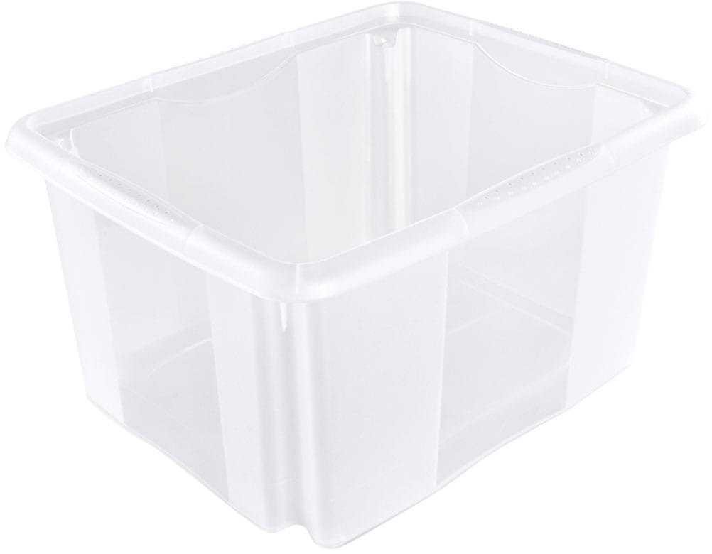 keeeper Aufbewahrungsbox »Emil, 3er Set, 24 L, 41 x 34,5 x 22 cm« ineinander und aufeinander stapelbar