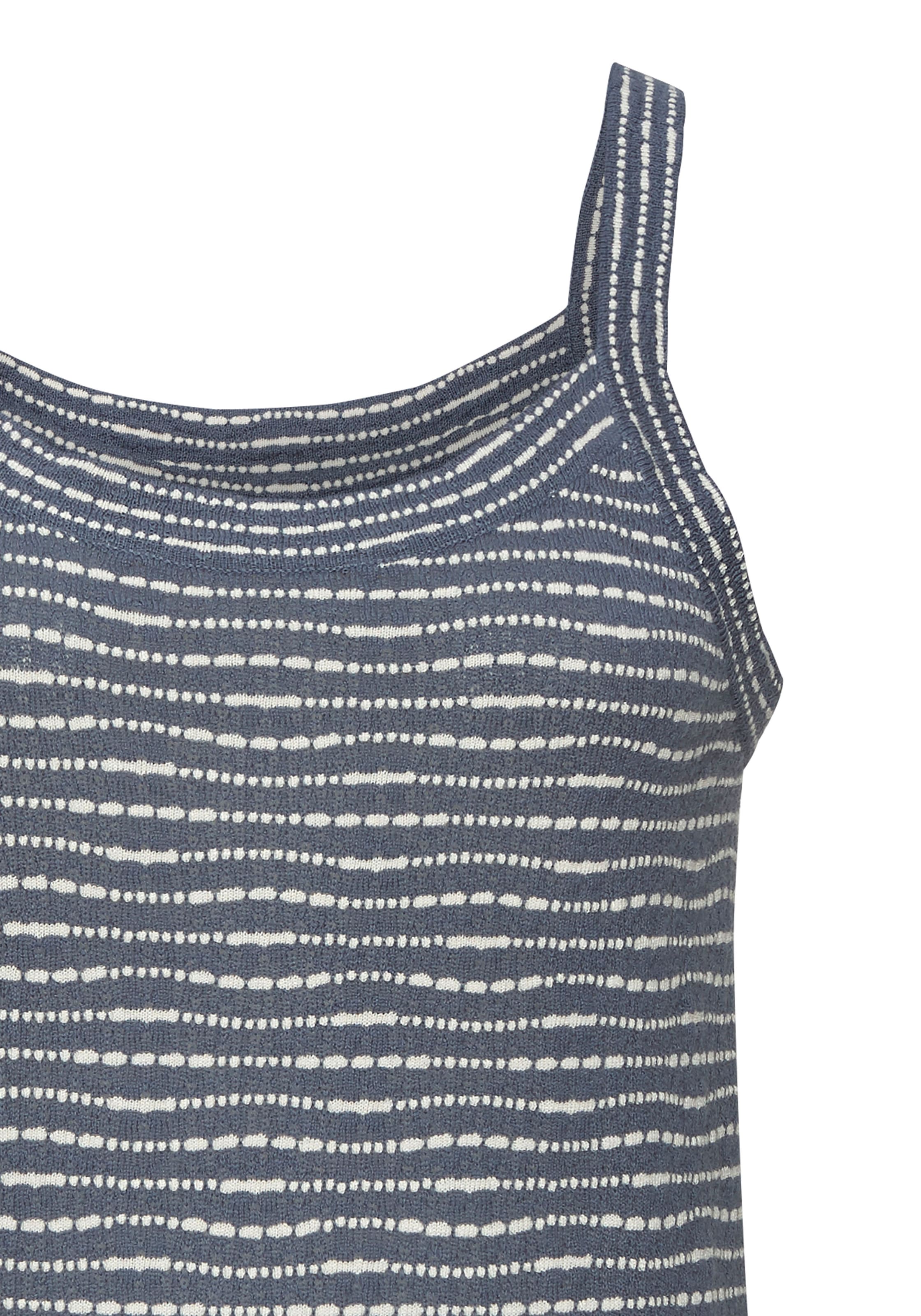 Vivance Stricktop »mit Streifenstruktur«, aus leichter Feinstrickqualität