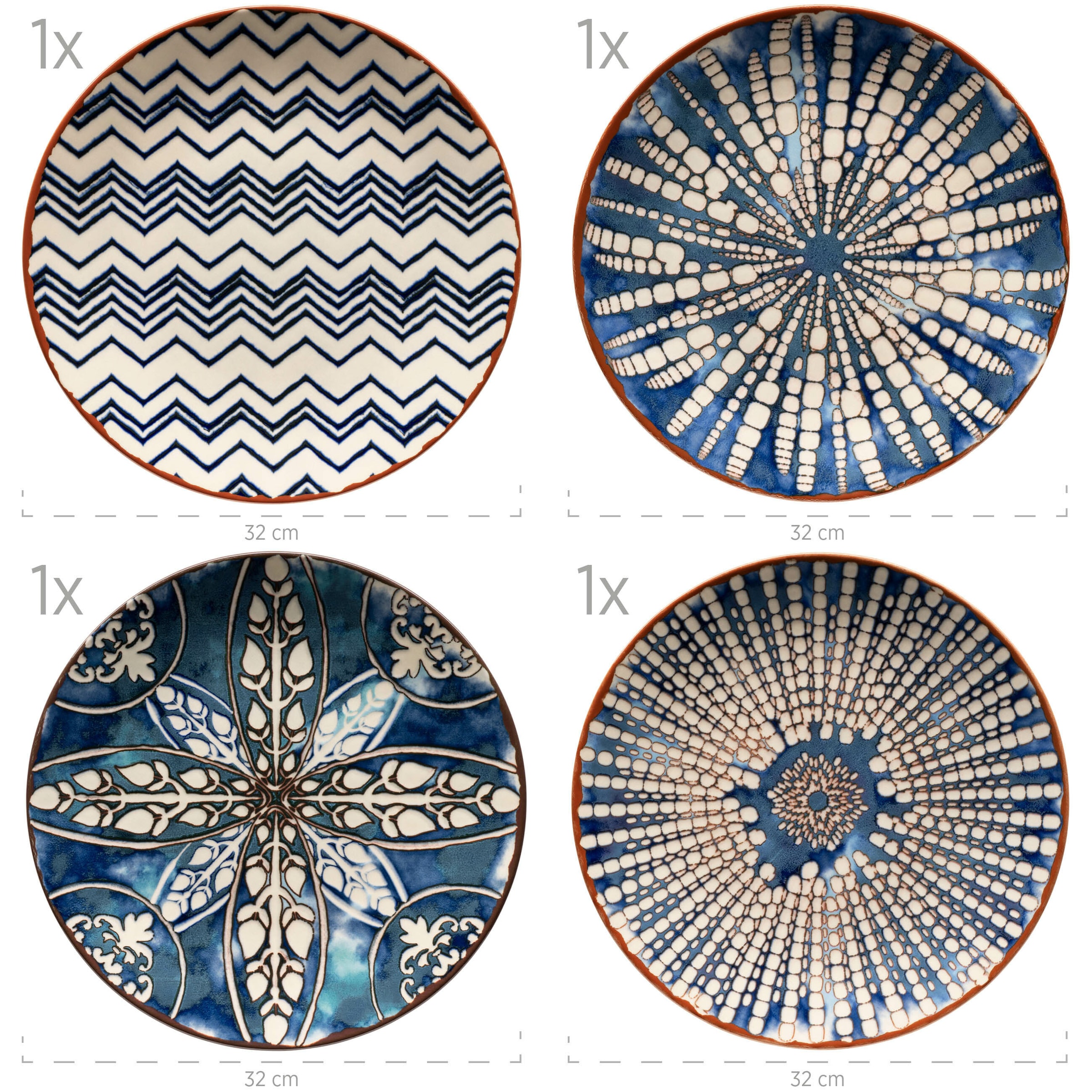 MÄSER Teller »Iberico Blue«