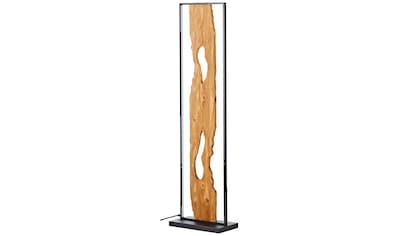 LED Stehlampe »Chaumont«, Höhe 120 cm, 2300 lm, Aluminium/Metall/Holz, schwarz/holz