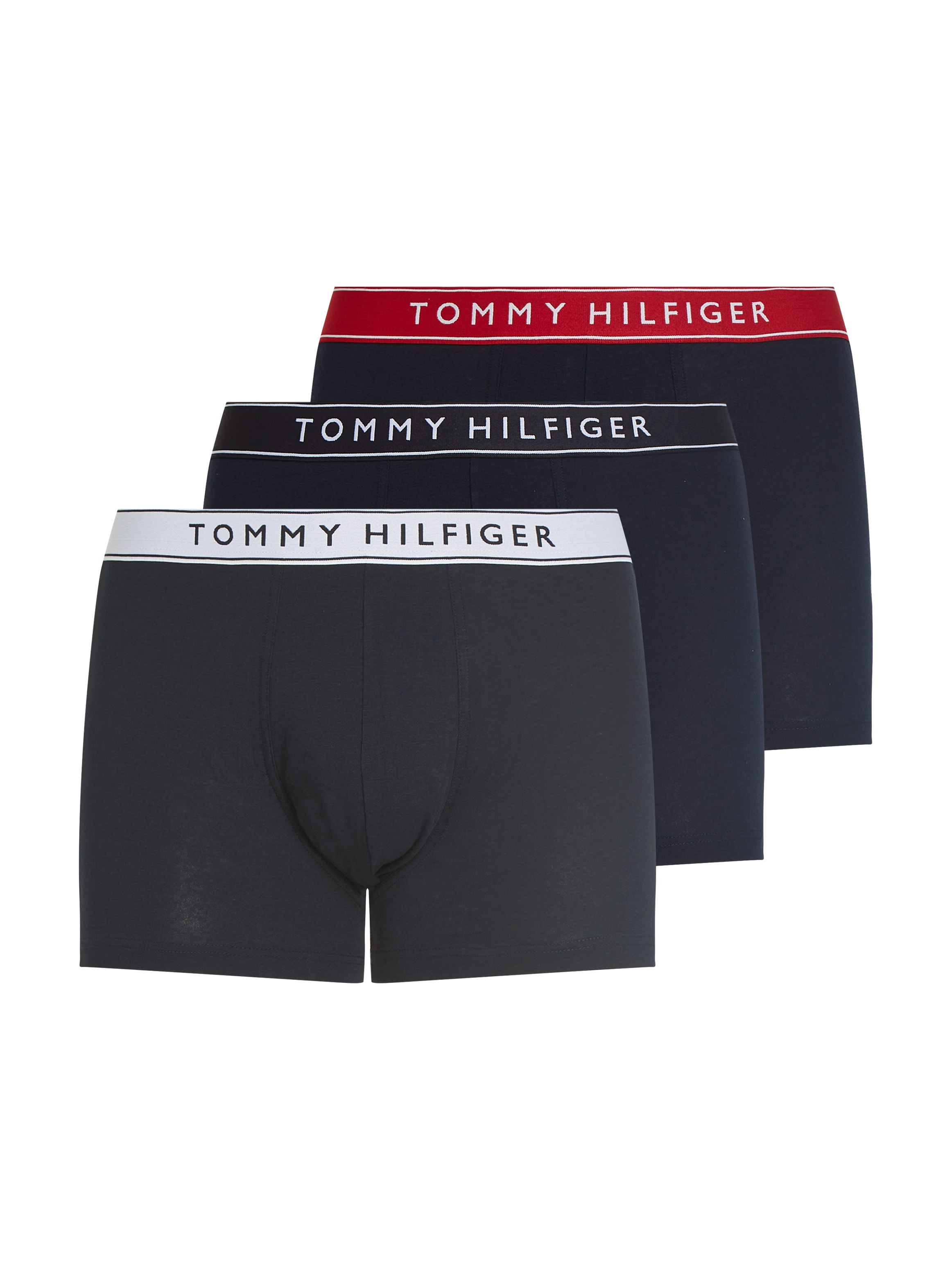 Tommy Hilfiger Underwear Trunk »3P TRUNK WB«, (Packung, 3 St., 3er), mit Logobund
