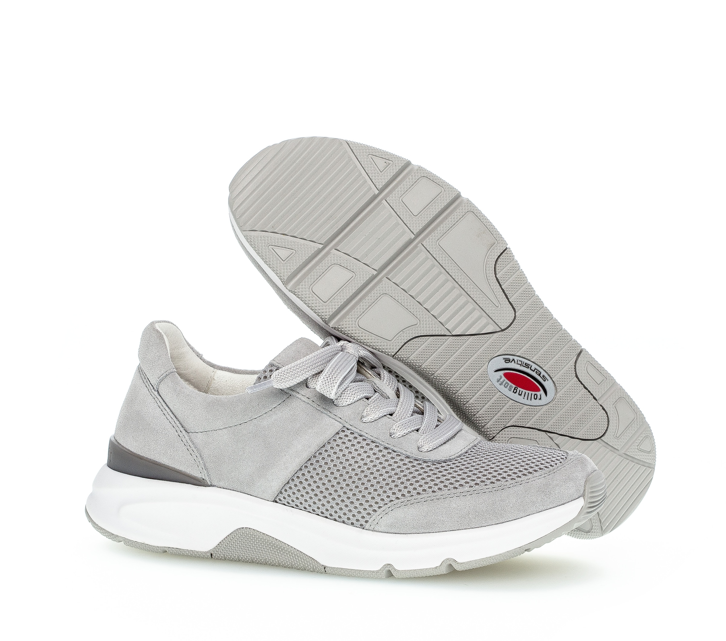 rollingsoft Keilsneaker  in sportivem Design, Freizeitschuh, Halbschuh, Schnürschuh