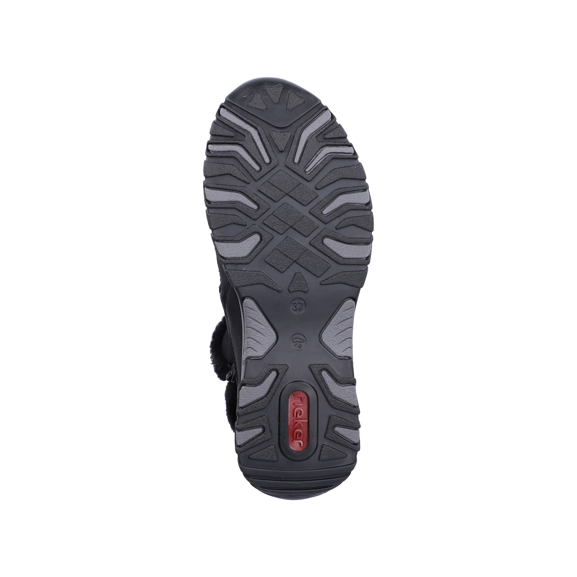 Rieker Winterboots  Winterstiefelette, Snowboots mit Reißverschlüsse und Warmfutter