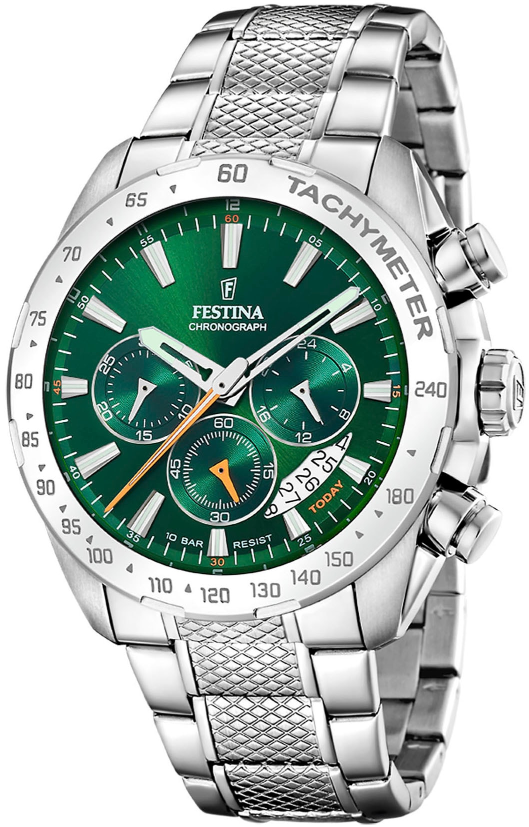 Festina Chronograph »Timeless Chronograph«, Armbanduhr, Quarzuhr, Herrenuhr, Stoppfunktion