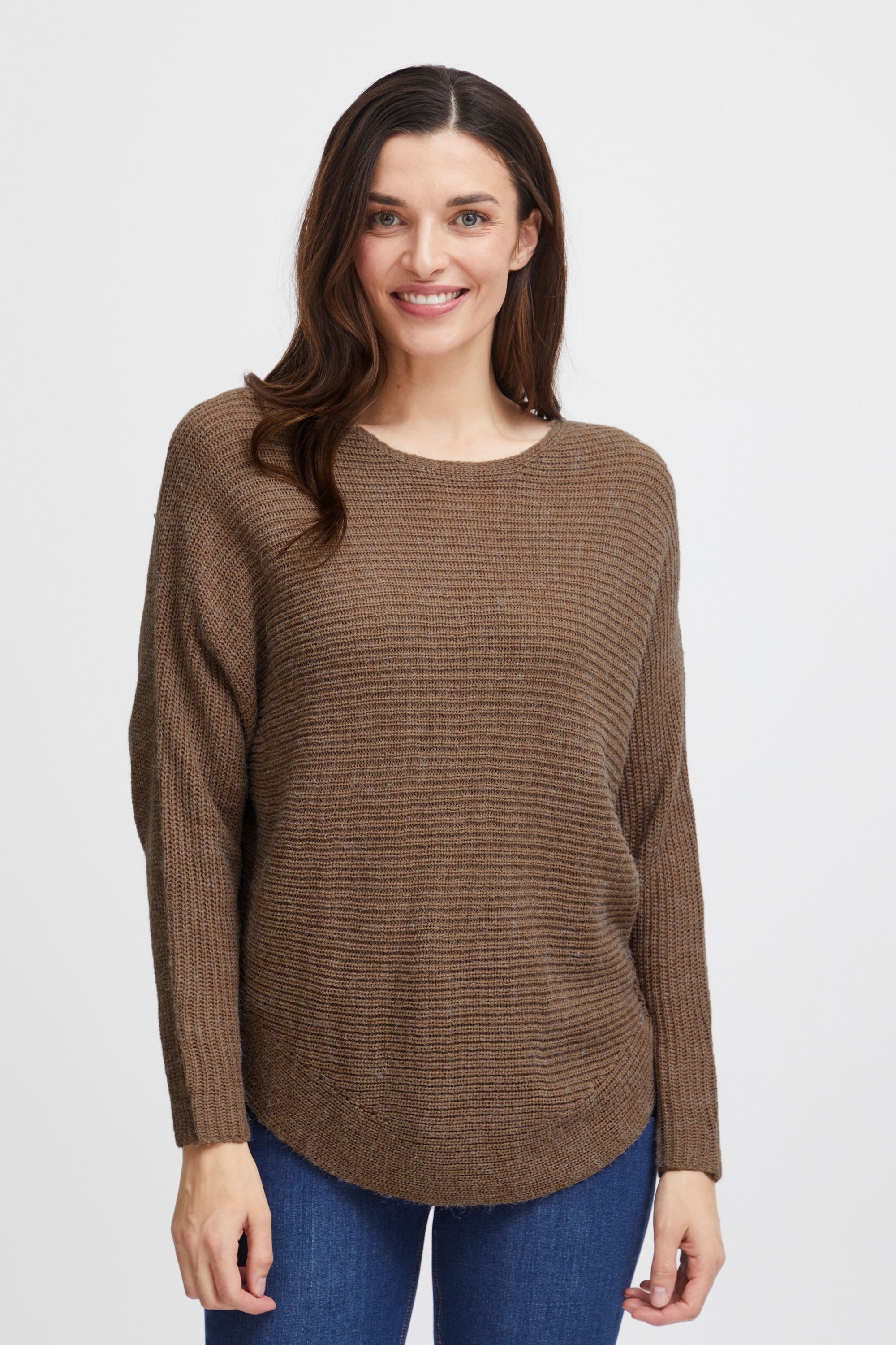 fransa Strickfleece-Pullover »Strickpullover FREretta«