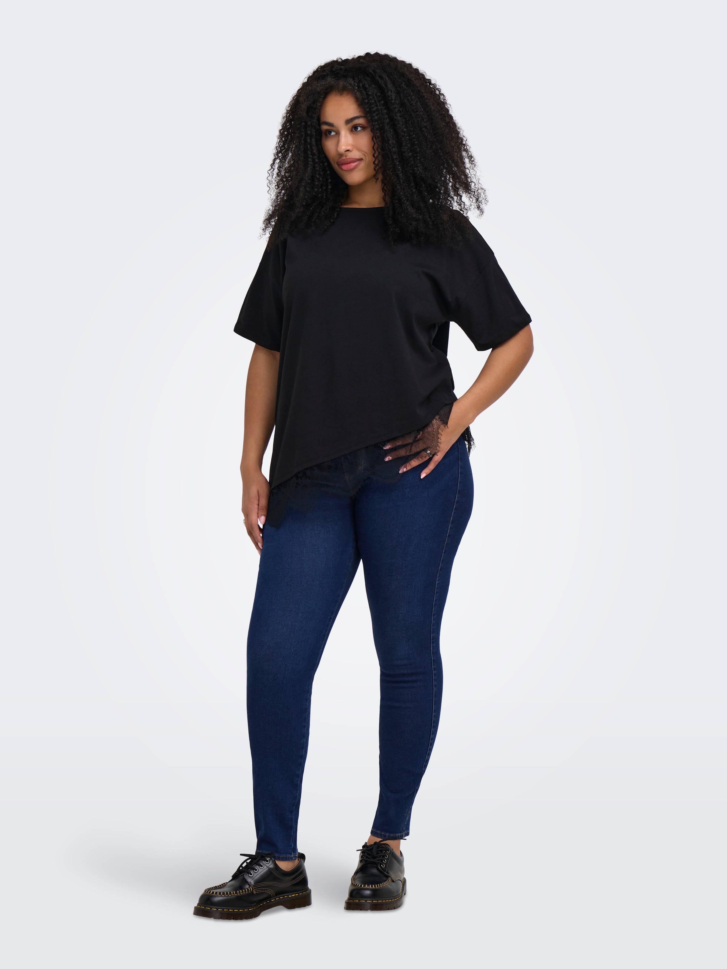 ONLY CARMAKOMA Skinny-fit-Jeans »CARSNOW HW STRETCH SKINNY PIM655 NOOS« Baumwollmischung, High Waist