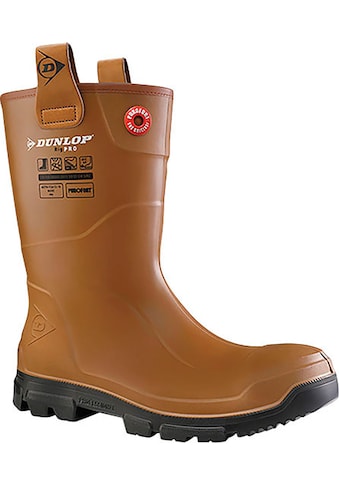 Dunlop_Workwear Gummistiefel »Purofort RigPRO full safety fur lining«, gefüttert, braun kaufen