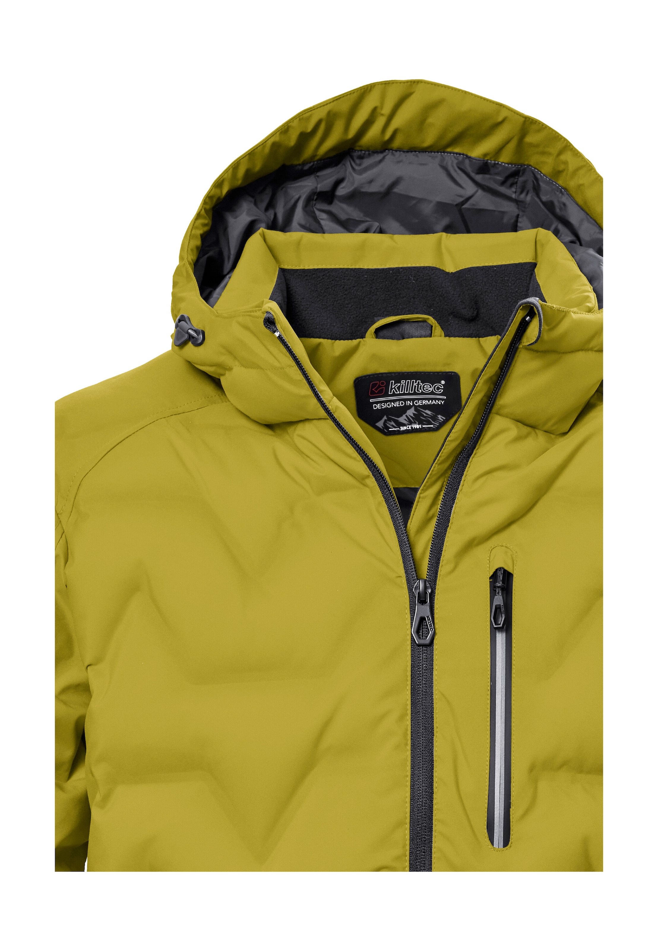 Killtec Steppjacke »KOW 60 MN QLTD JCKT«, Wasser- und windabweisend, atmungsaktiv, verstellbare Kapuze
