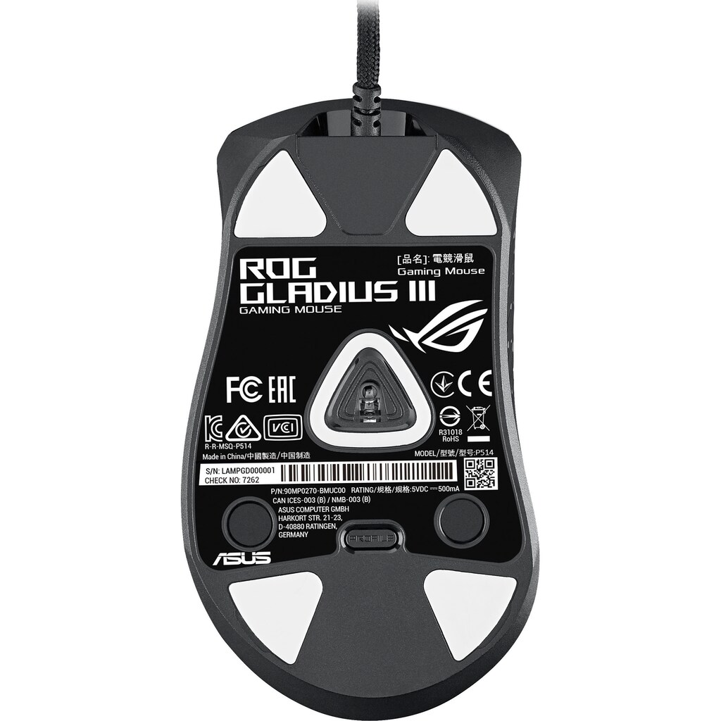 Asus Maus »ROG Gladius III Wireless«, Bluetooth-kabelgebunden-RF Wireless