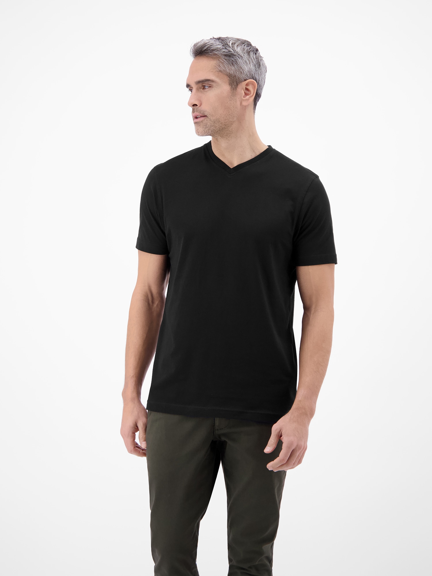 LERROS T-Shirt »Doppelpack T-Shirt, V-Neck in Premium Baumwollqualität«
