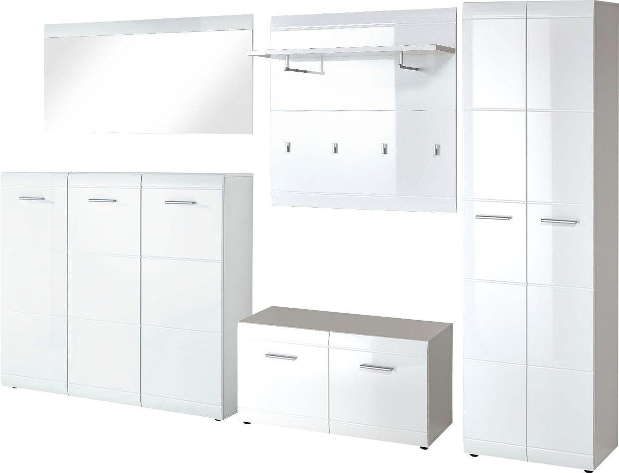 Germania Garderoben-Set »GW-Adana« 5 Stk. tlg. in weiß