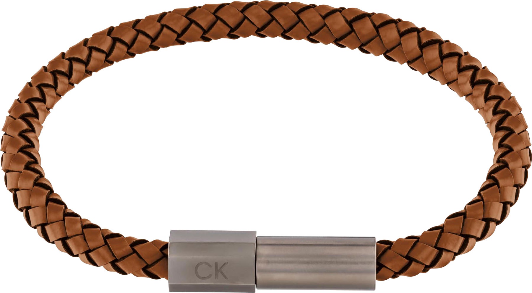 Calvin Klein Lederarmband »Schmuck Edelstahl Armband INDUSTRIAL FACETS 35100045 35100046 35100047«