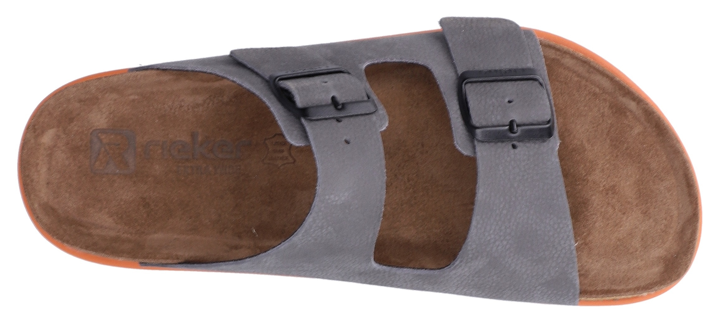 Rieker Pantolette  Sommerschuh, Strandschuh, Hausschuh mit bequemem Fußbett