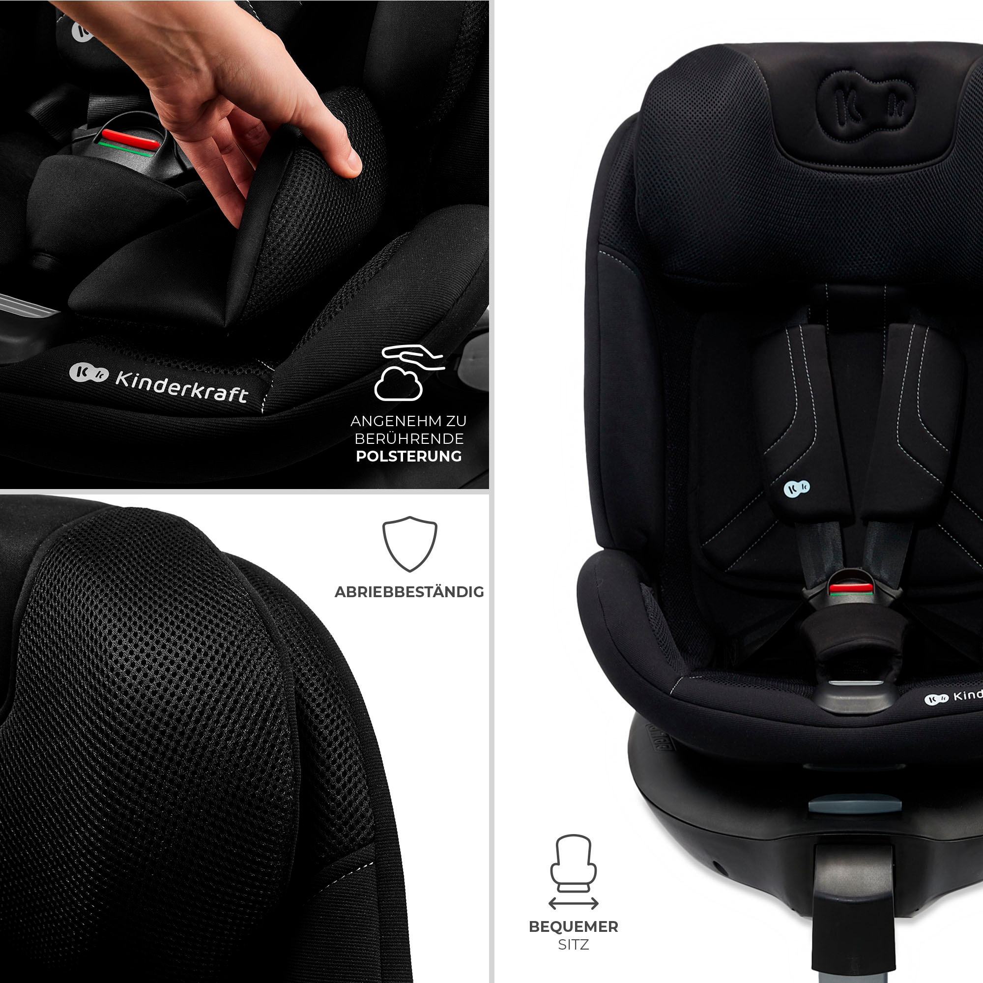 Kinderkraft Autokindersitz »XRIDER 2 i-Size« Klasse 0 / 1 / II / III (bis 36 kg) 360° – drehbarer Kindersitz