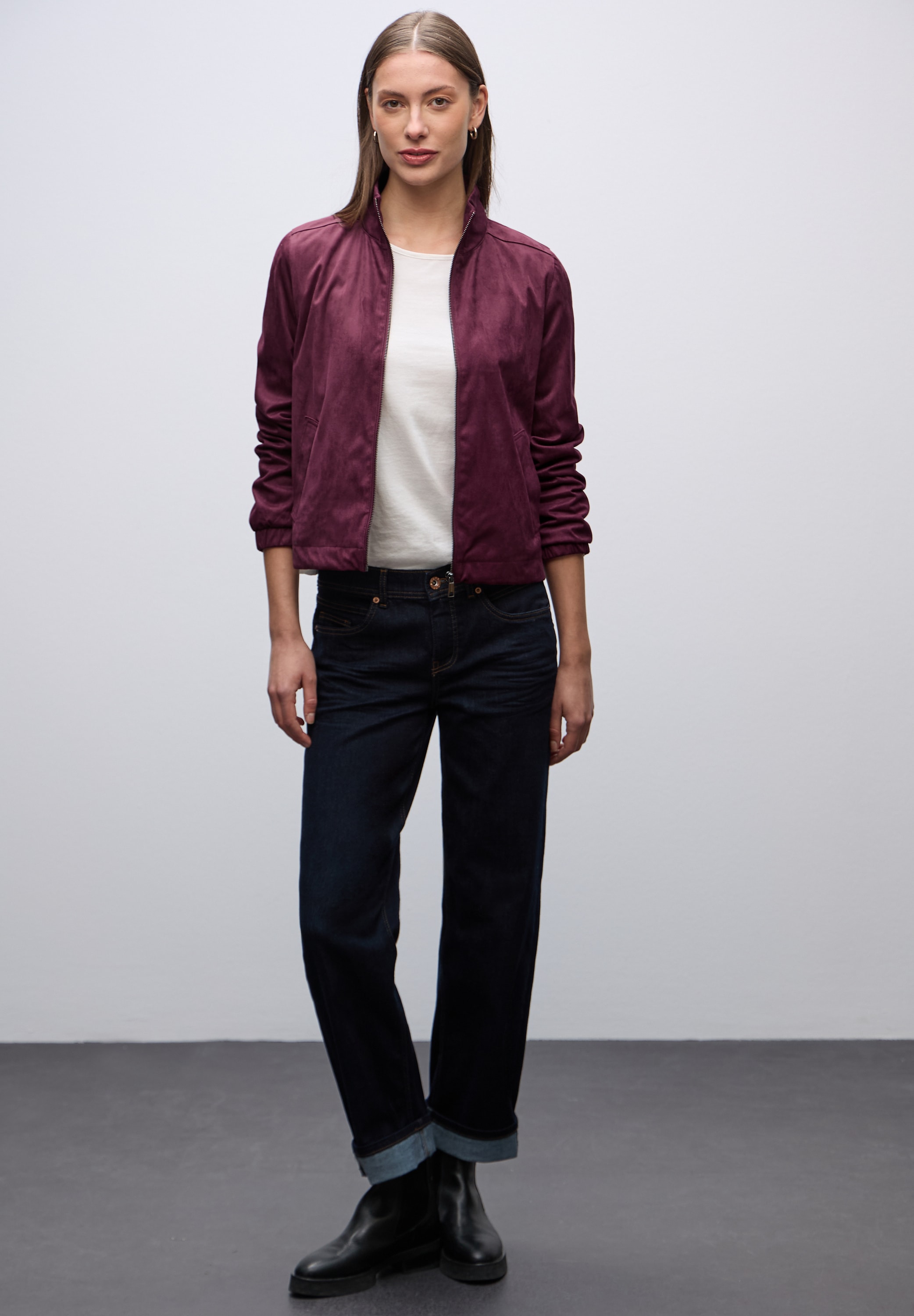 STREET ONE Lederimitat-Blazer