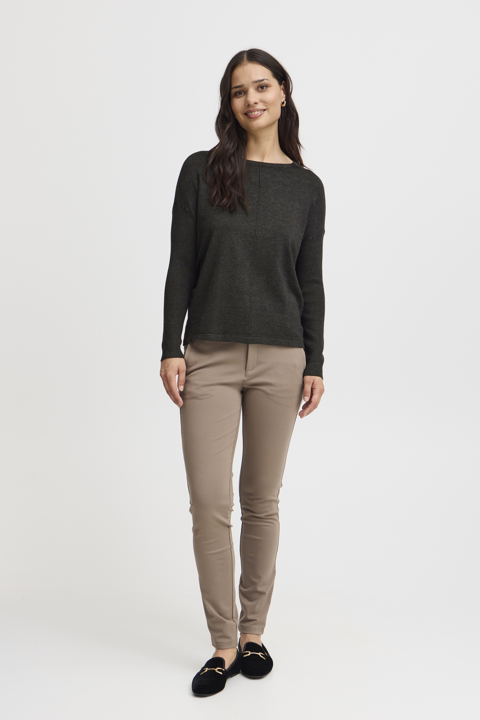 fransa Strickfleece-Pullover »Strickpullover FRLISO PU 1«