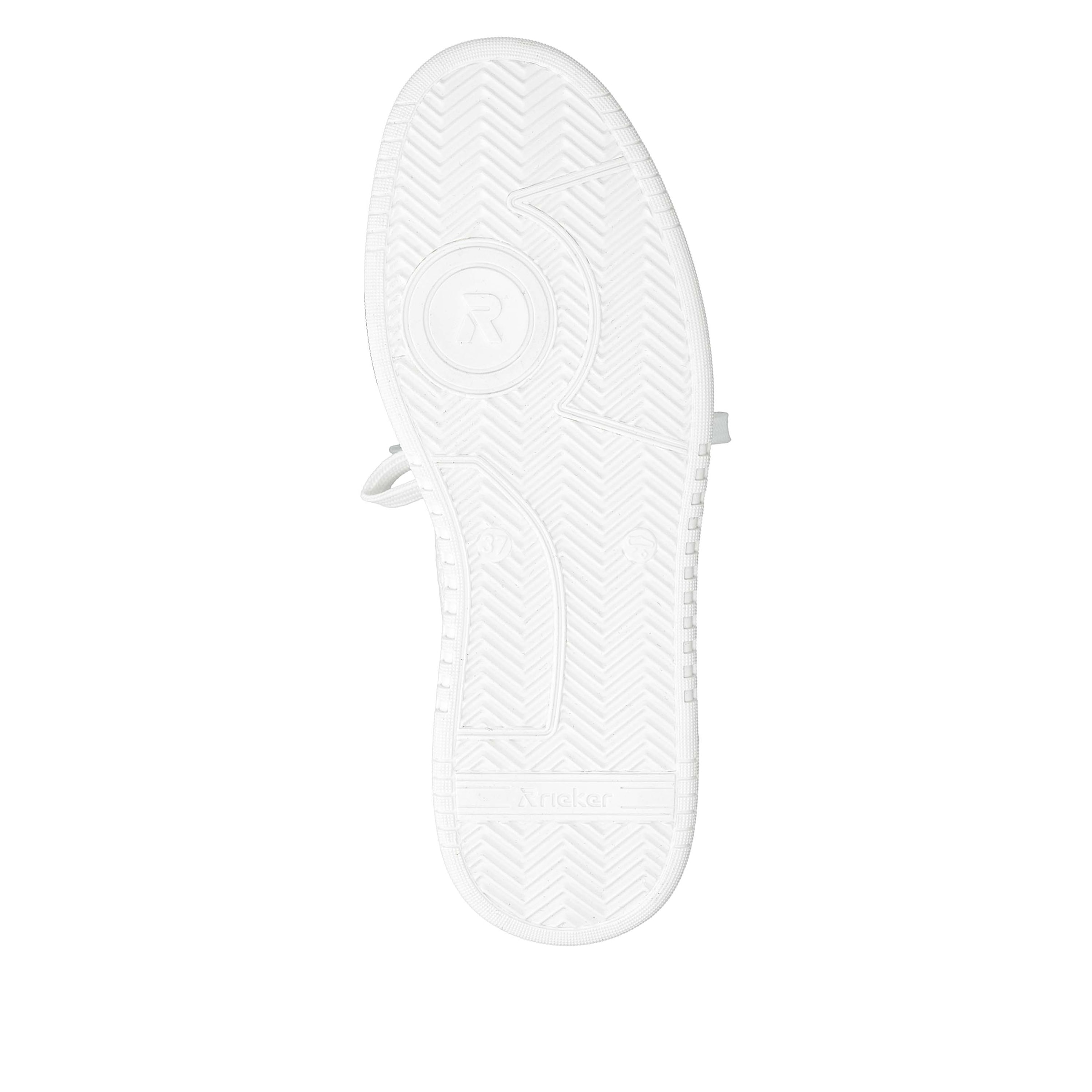 RIEKER Sport Plateausneaker  Slip-on Sneaker, Halbschuh, Freizeitsneaker mit aufgesetzter Schnürung