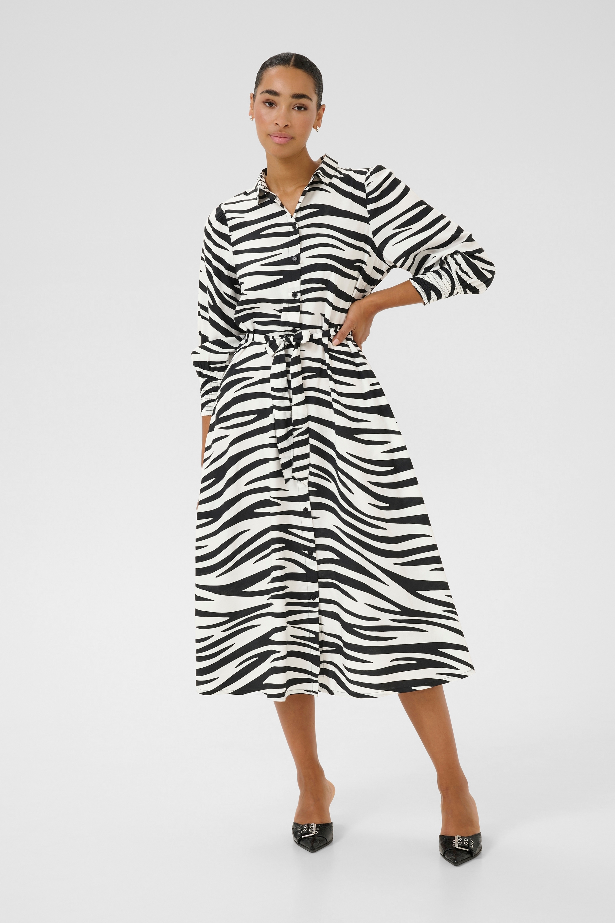 KAFFE Midikleid »Kleid KAemine«