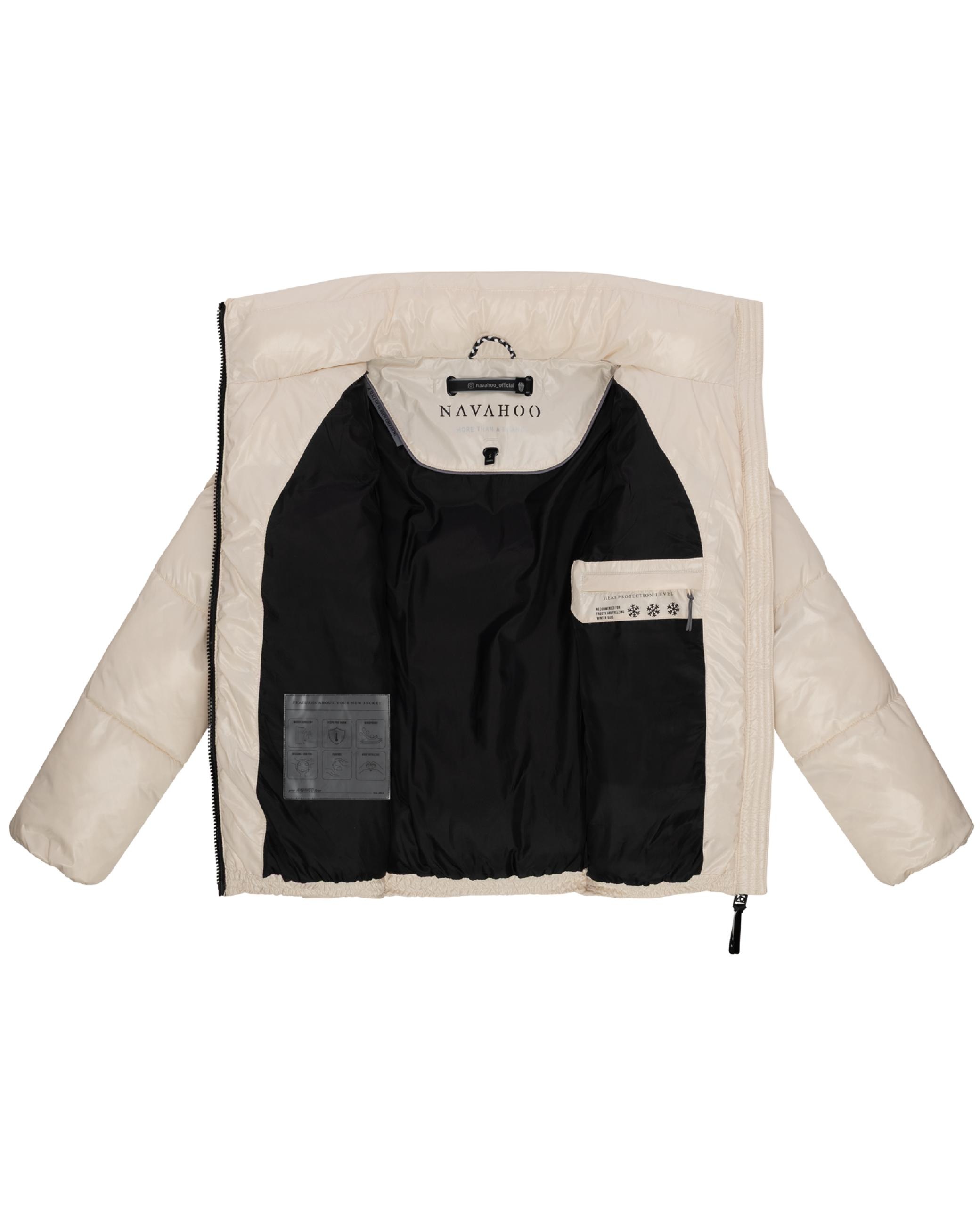 Navahoo Kurzjacke »Kurzjacke Eispracht 14« ohne Kapuze Kurze gesteppte Damen Winterjacke