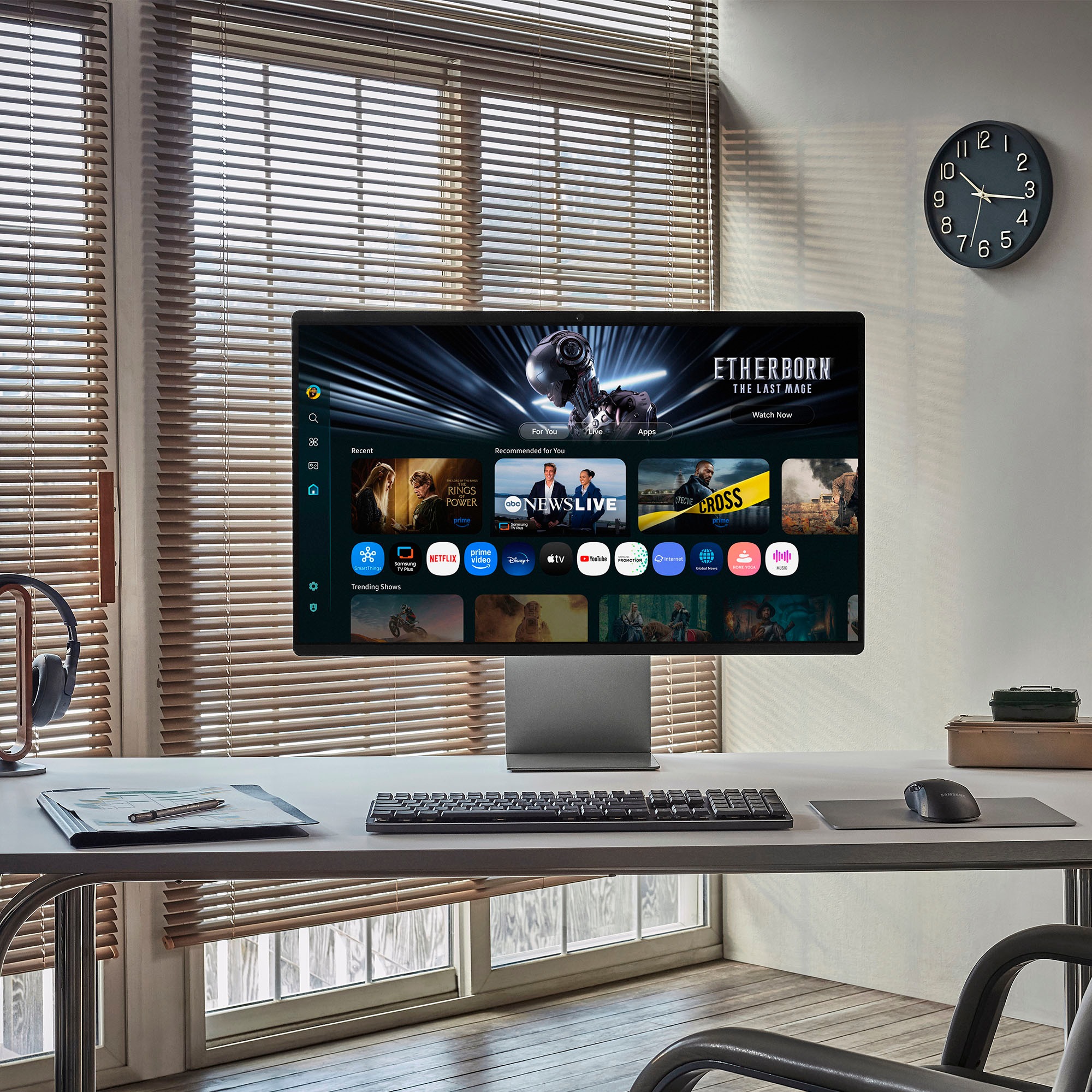 Samsung Smart Monitor »S32FM900SU« 80 cm/32 ″  3840 x 2160 px 0,03 Reaktionszeit 165 Hz