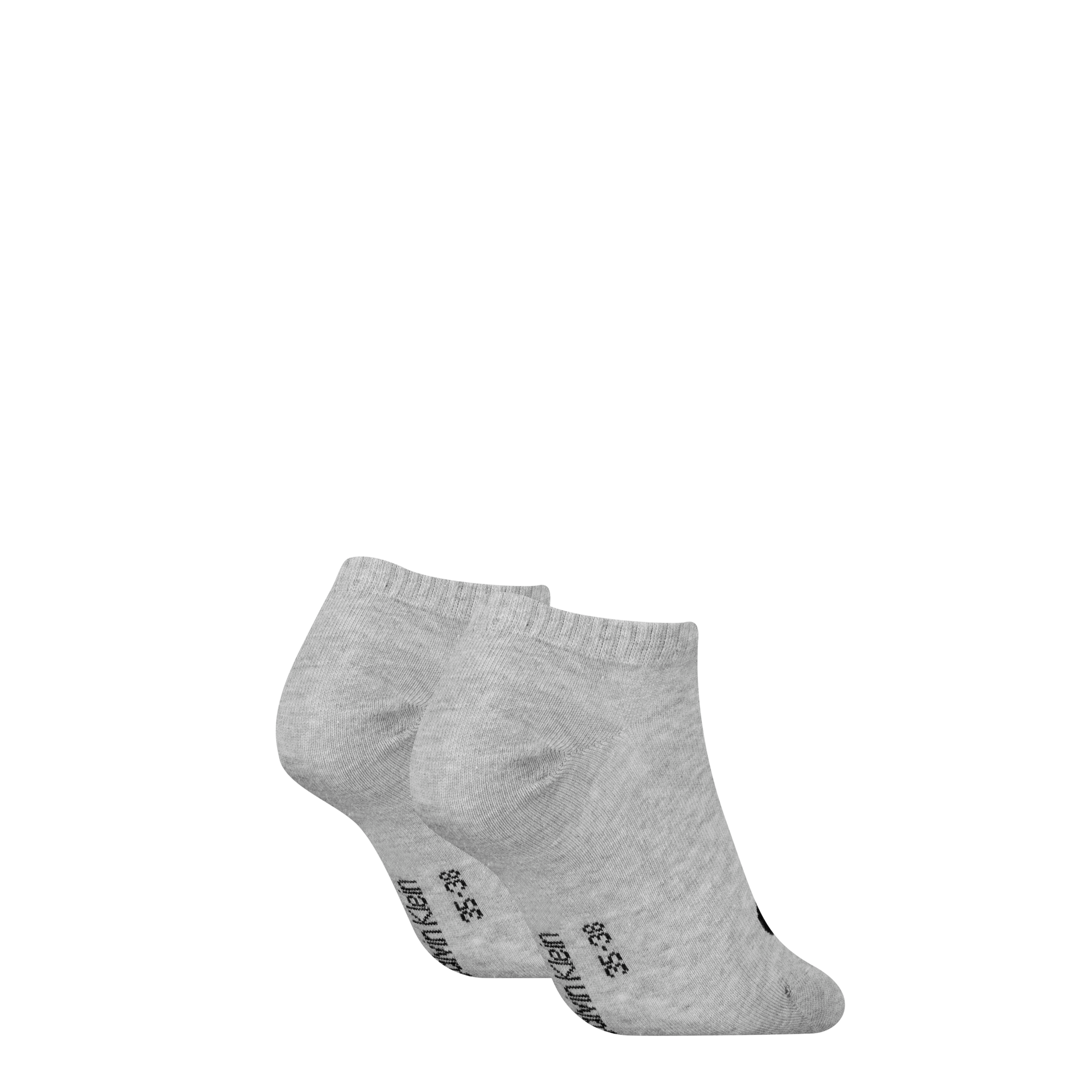 Calvin Klein Jeans Sneakersocken »CKJ WOMEN SNEAKER 2P MONOGRAM«, (2 Paar), Rippenbündchen, Logostickerei vorn