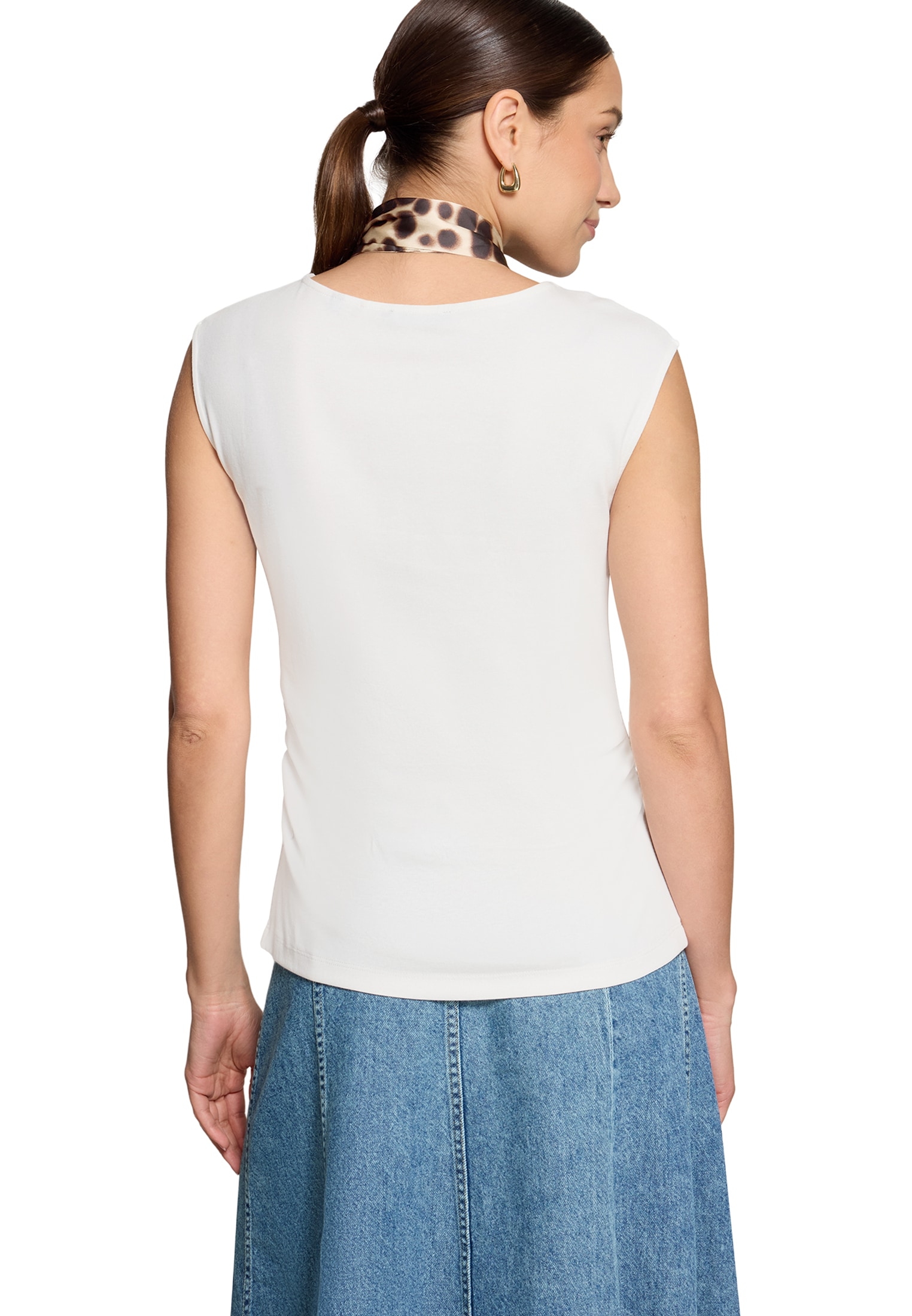 Zero Shirttop »Kurzarm-Shirt kurzarm«
