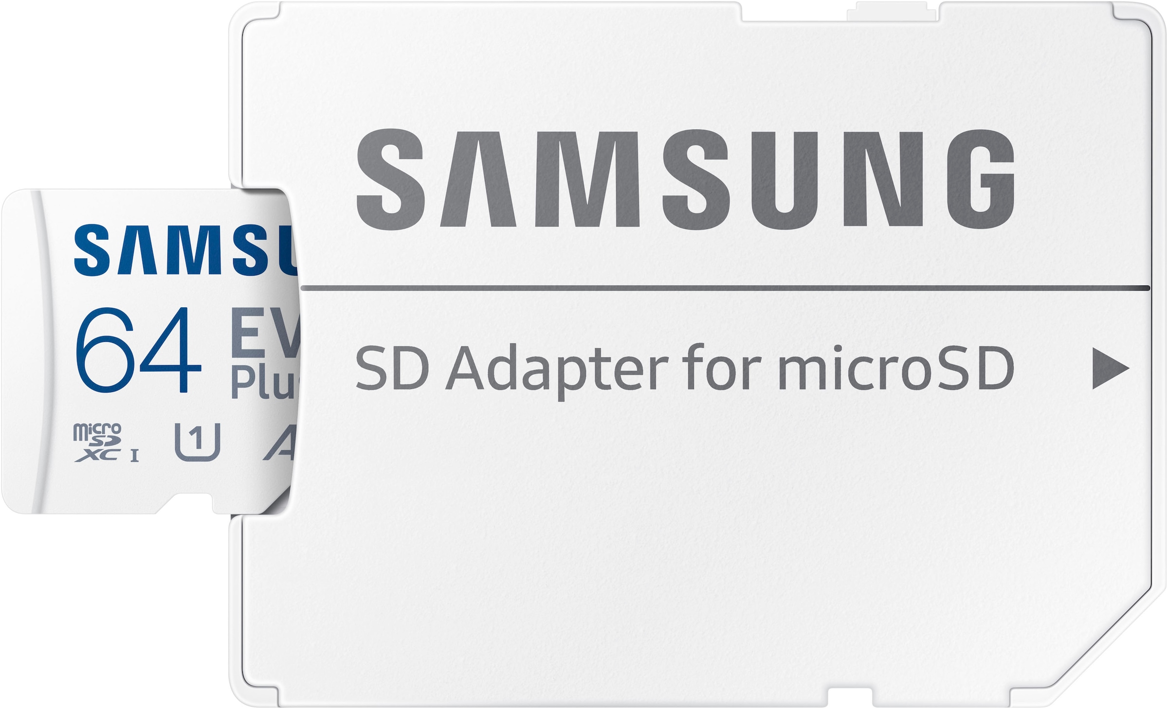 Samsung Speicherkarte »EVO Plus (2024) 64GB inkl. SD-Adapter«, (UHS-I Class 10 160 MB/s Lesegeschwindigkeit)