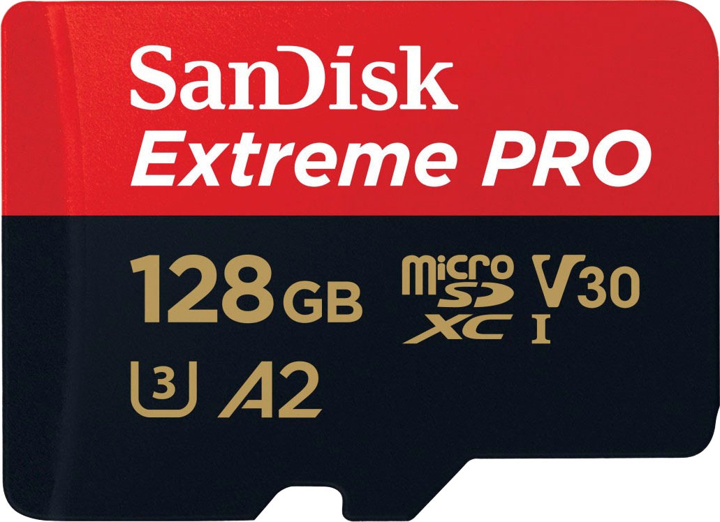 Sandisk Speicherkarte »Extreme PRO microSDXC™-UHS-I-KARTE«, (Video Speed Class 30 (V30)/UHS Speed Class 3 (U3) 200 MB/s Lesegeschwindigkeit)