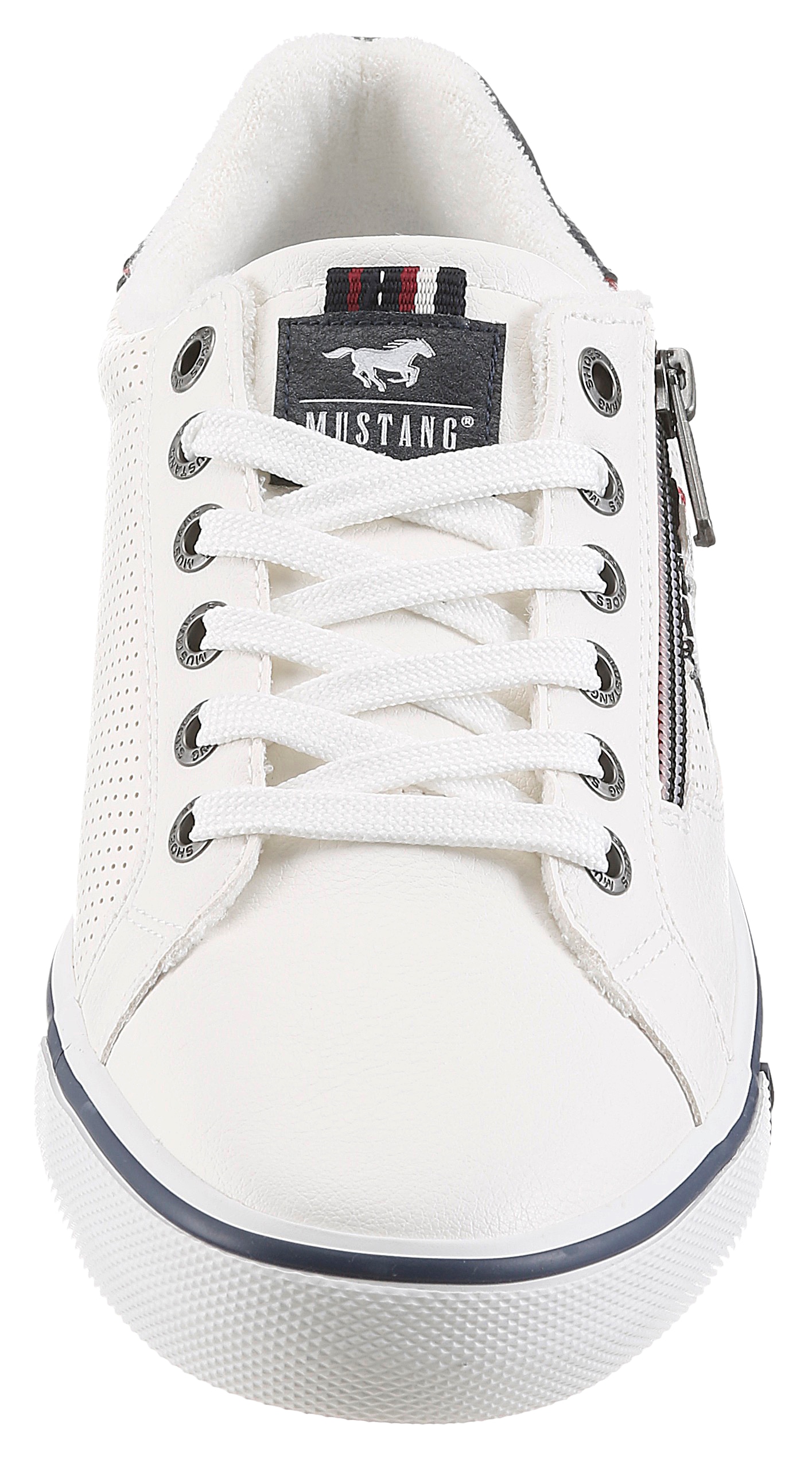 Mustang Shoes Sneaker »Giuliano«  Freizeitschuh, Halbschuh, Schnürschuh mit modischem Lochmuster