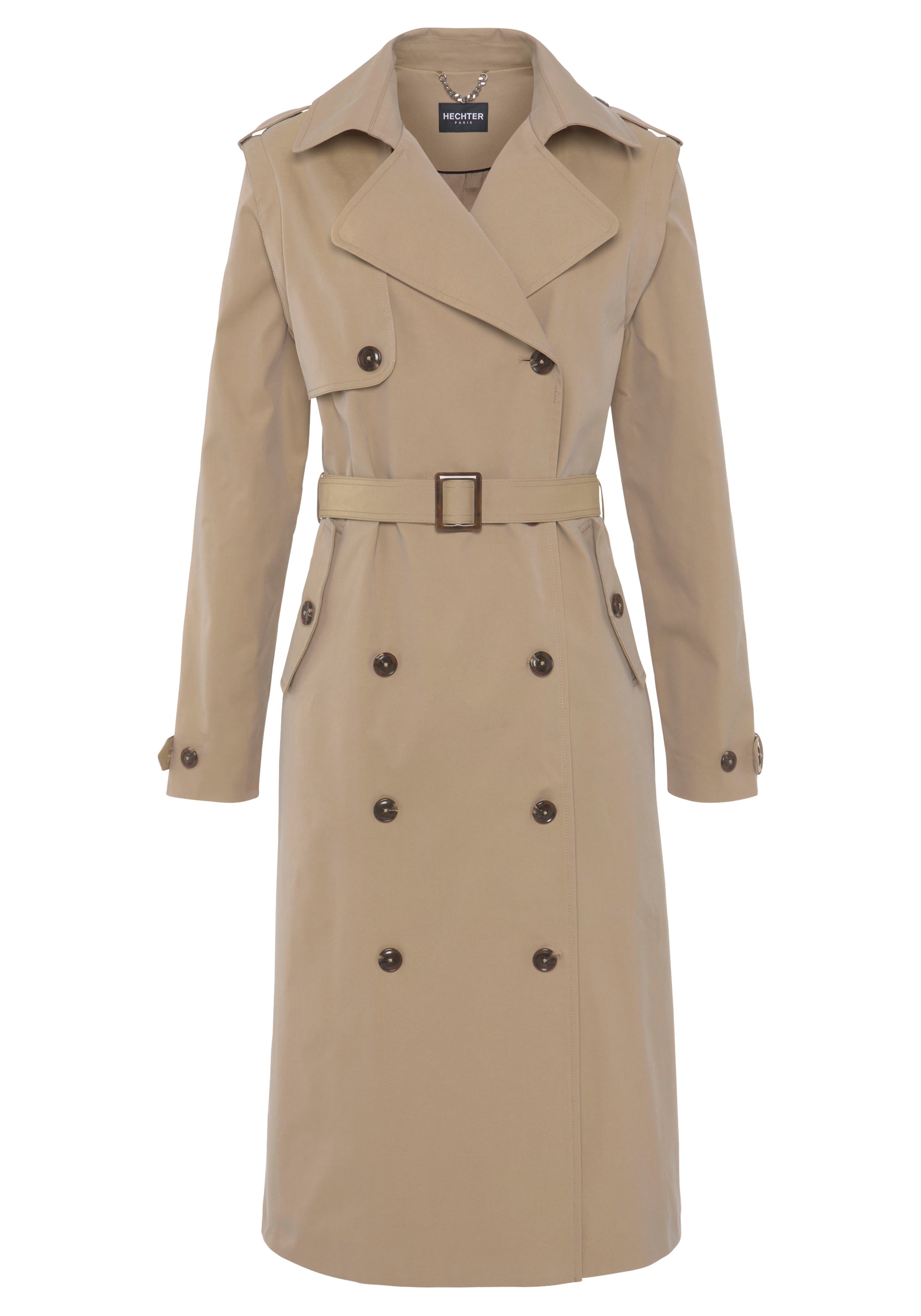 HECHTER PARIS Trenchcoat, (Set, 4 tlg., mit abnehmbaren Ärmeln), zur Trenchweste umfunktionierbar