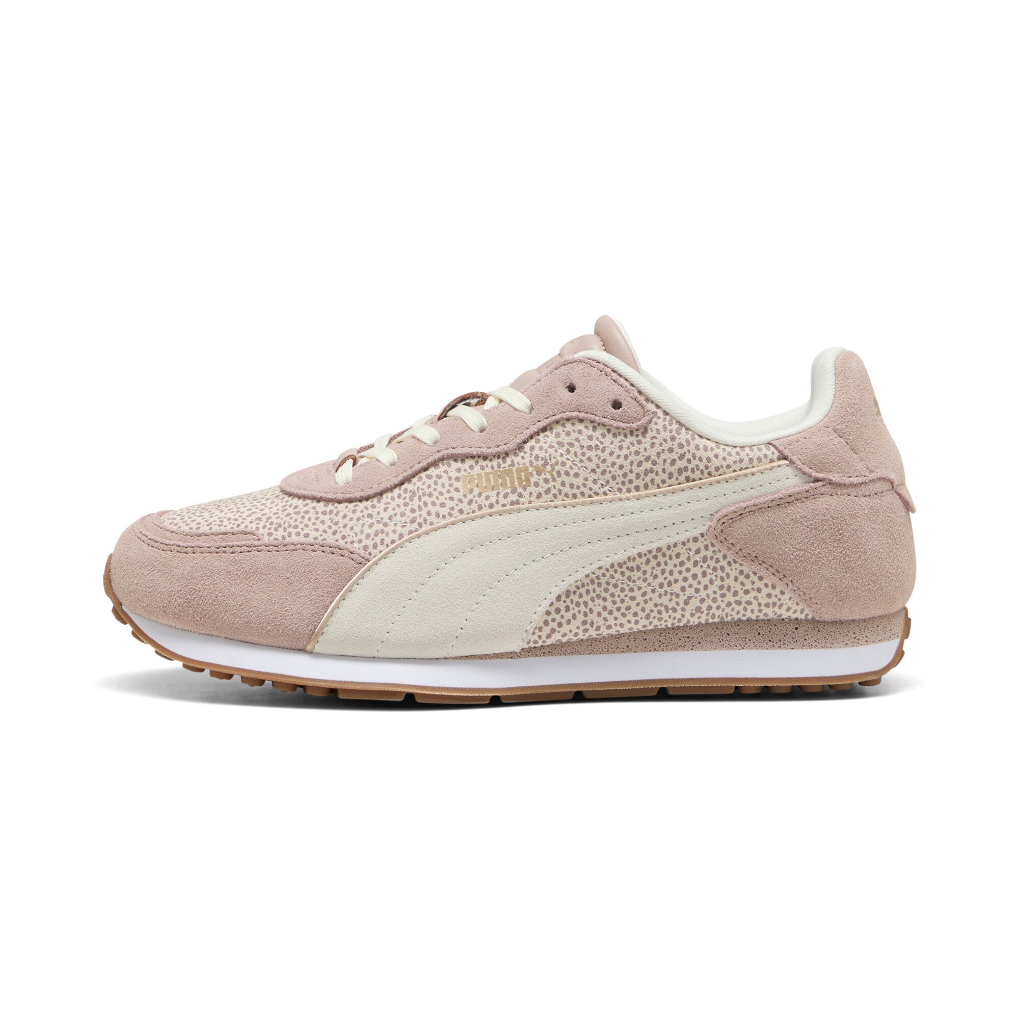 PUMA Sneaker »ST MILER ROSE TOPCAT«  aus Leder, mit Schnürung, mit leicht profilierter Gummi-Laufsohle