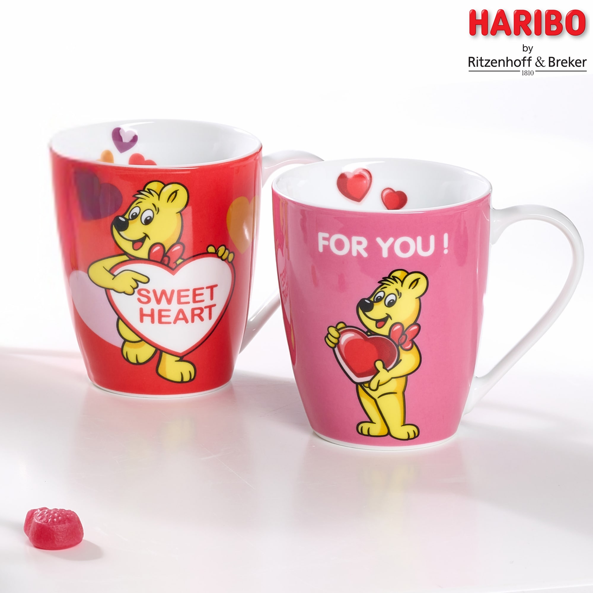 Ritzenhoff & Breker Becher »HARIBO Sweet Heart, 360 ml« spülmaschinenfest