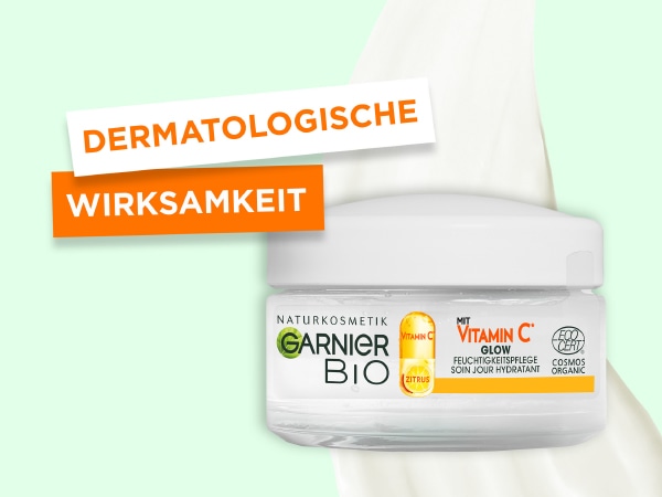 GARNIER Tagescreme »Bio Feuchtigkeitspflege Vitamin C« gegen unebenmäßige Haut, beugt dunkle Flecken vor
