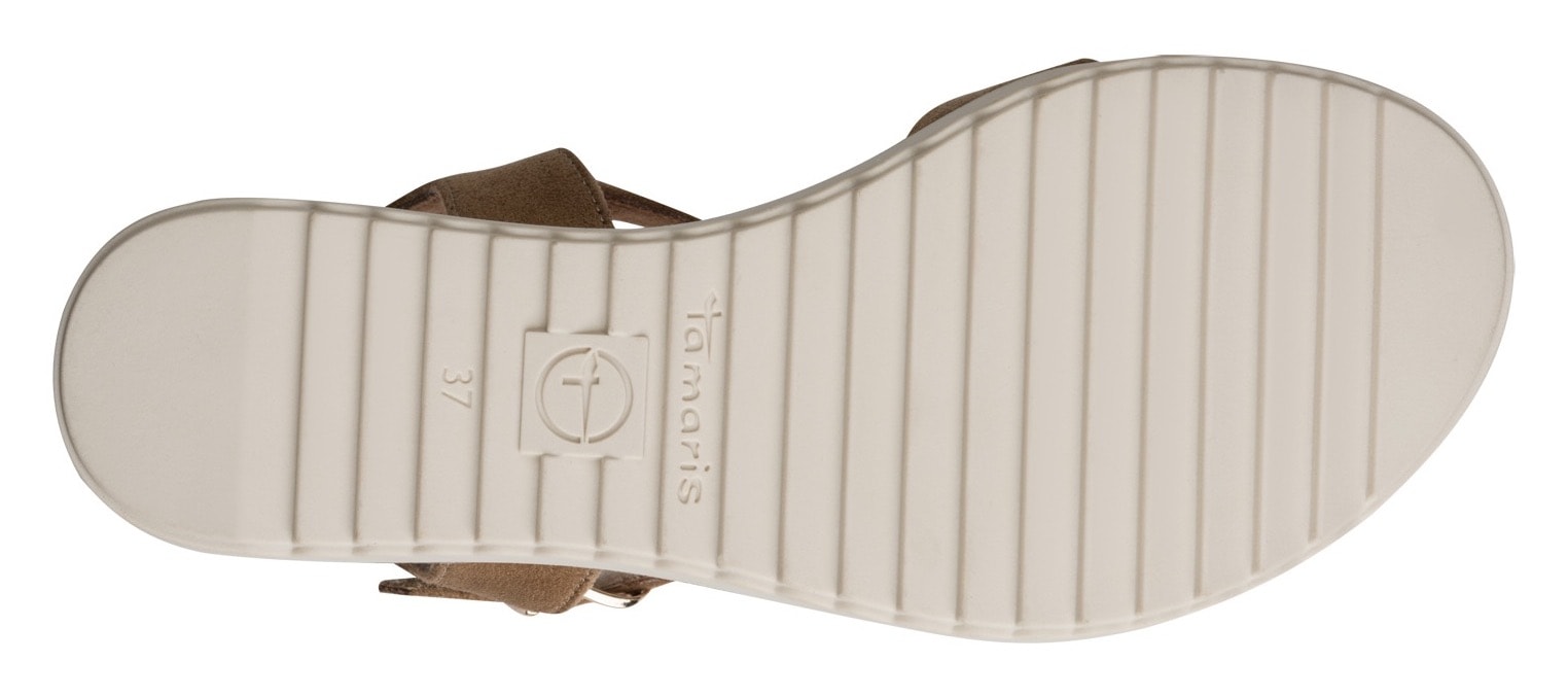 Tamaris Keilsandalette  Riemchensandale, Sommerschuh in veganer Verarbeitung