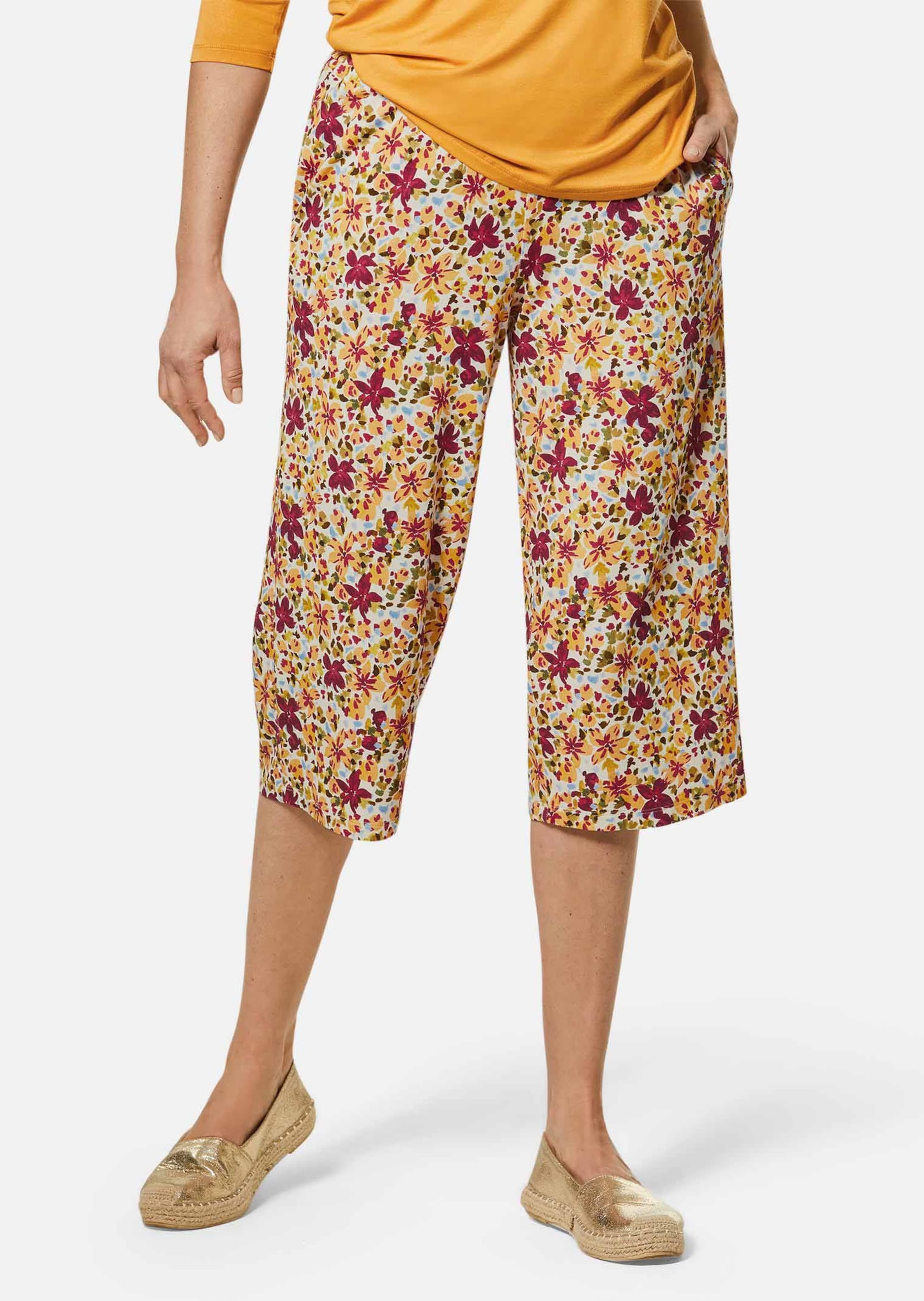 GOLDNER 7/8-Hose »Attraktive Druckhose Louisa mit weichem Fall«