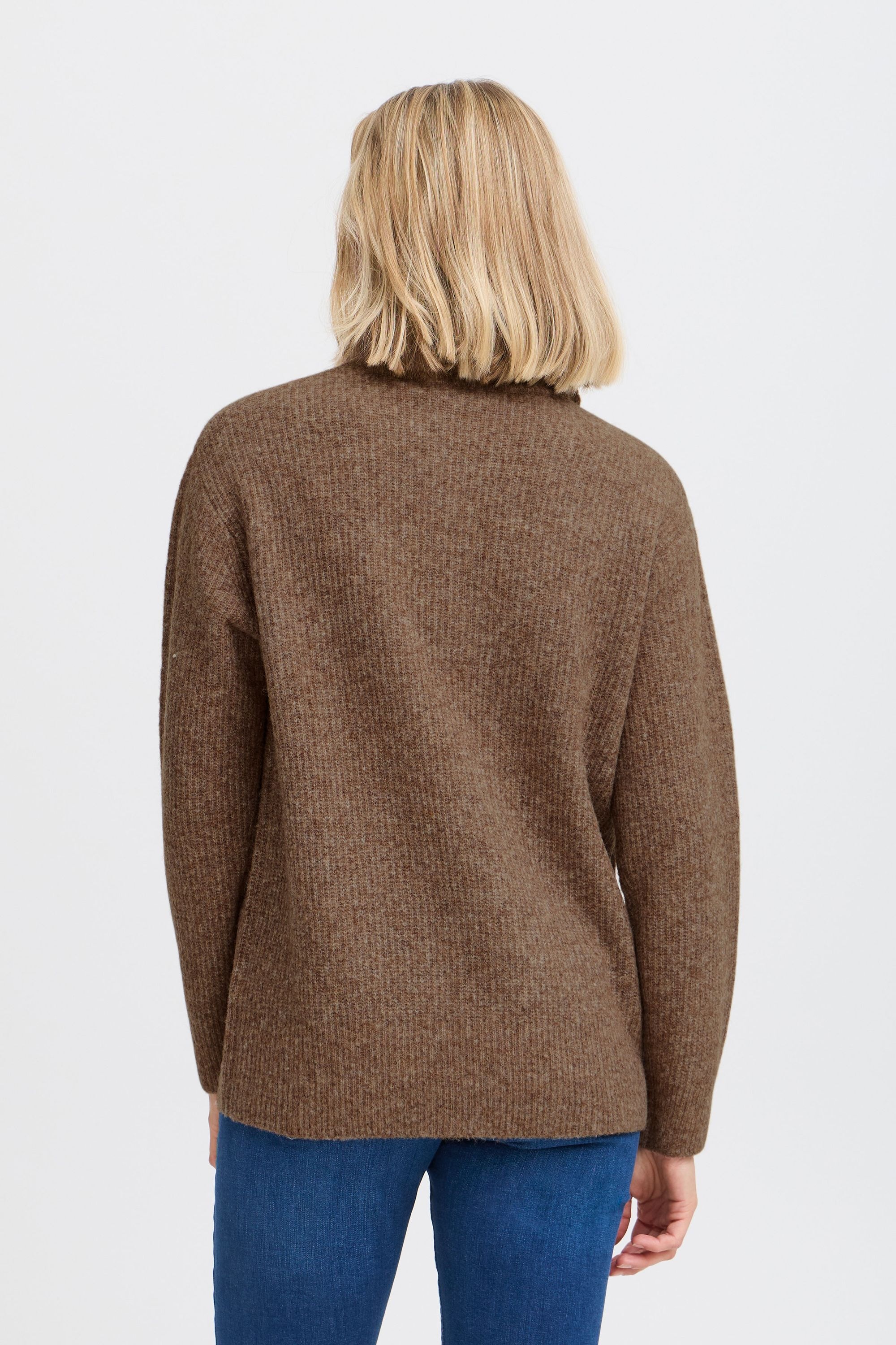 Pulz Jeans Strickfleece-Pullover »Strickpullover PZASTRA Zipper Roll Neck Pullover«