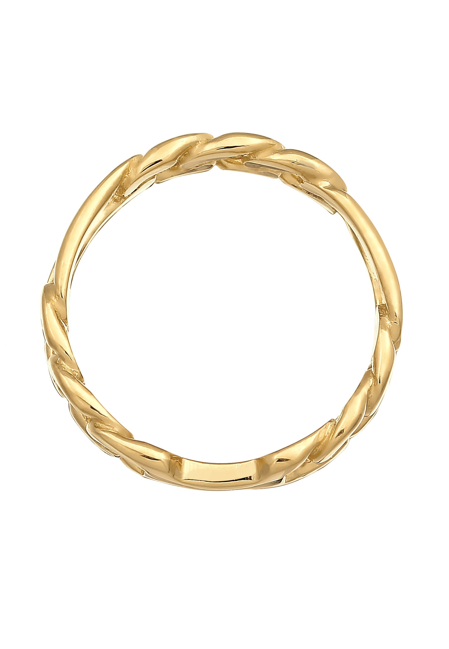 Elli Silberring »Ring Bandring Figaro Panzer Glieder Chunky 925 Silber«